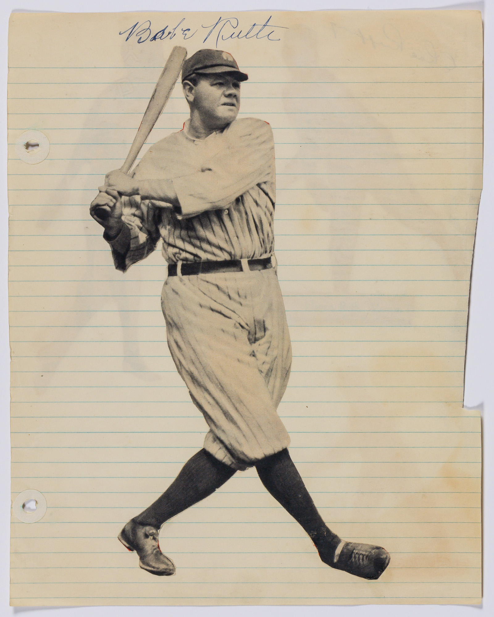 Lot image - A Large Baseball Autograph Collection, circa 1929-1933, including Babe Ruth and other major players.