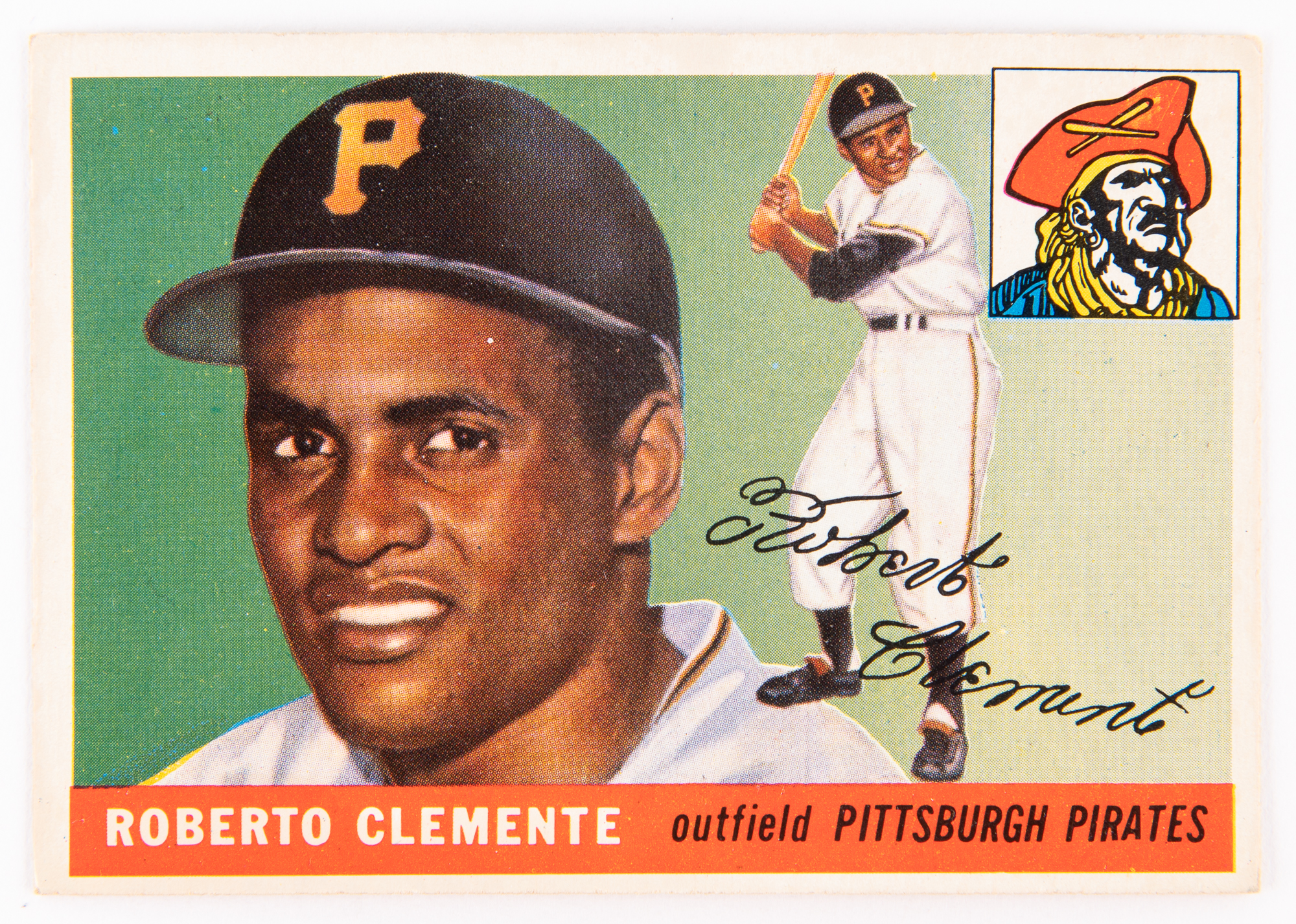 Lot image - 1955 Topps No. 164 Roberto Clemente Rookie