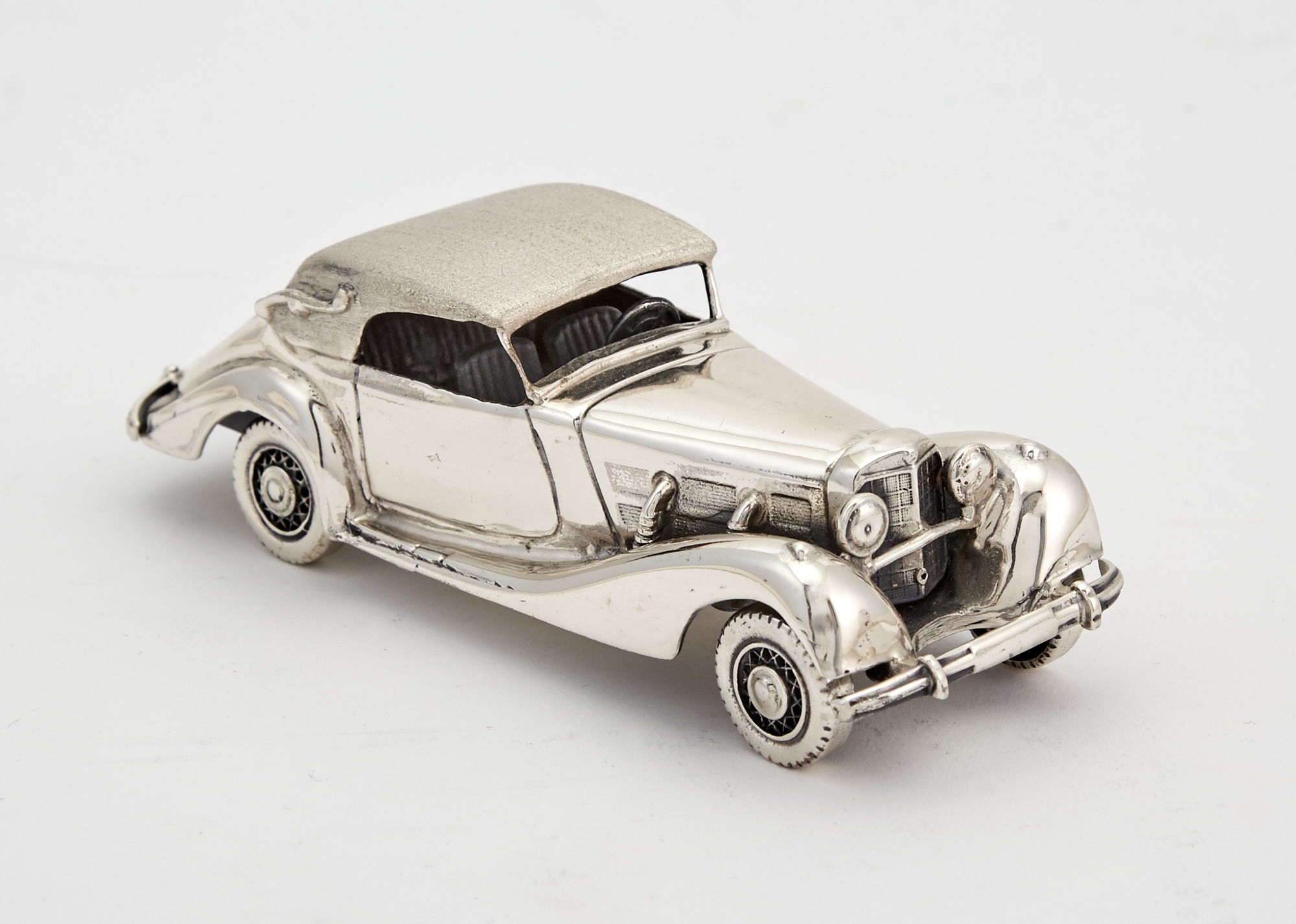 Lot image - Italian Sterling Silver Model Roadster
