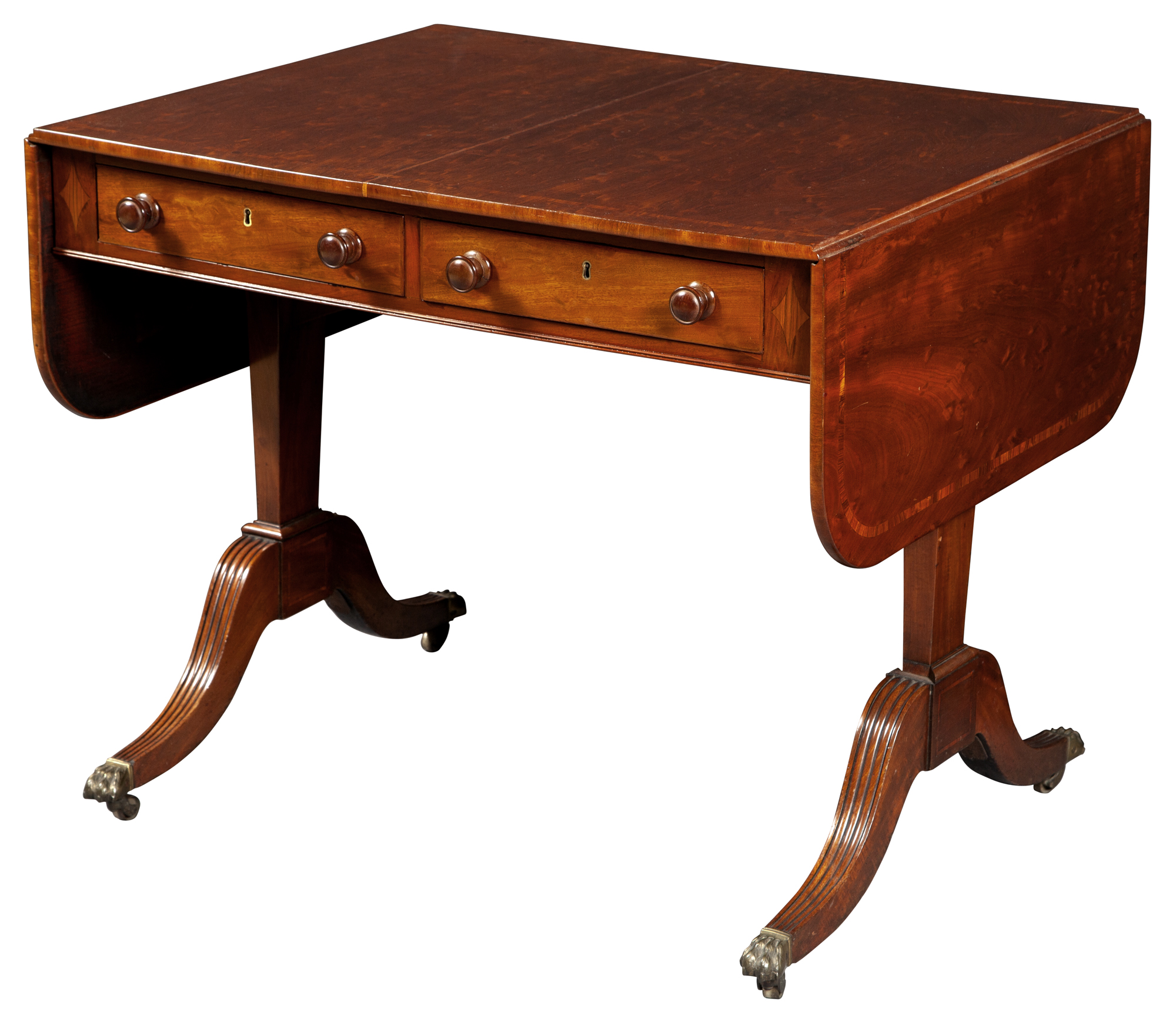 Lot image - Regency Mahogany Sofa Table