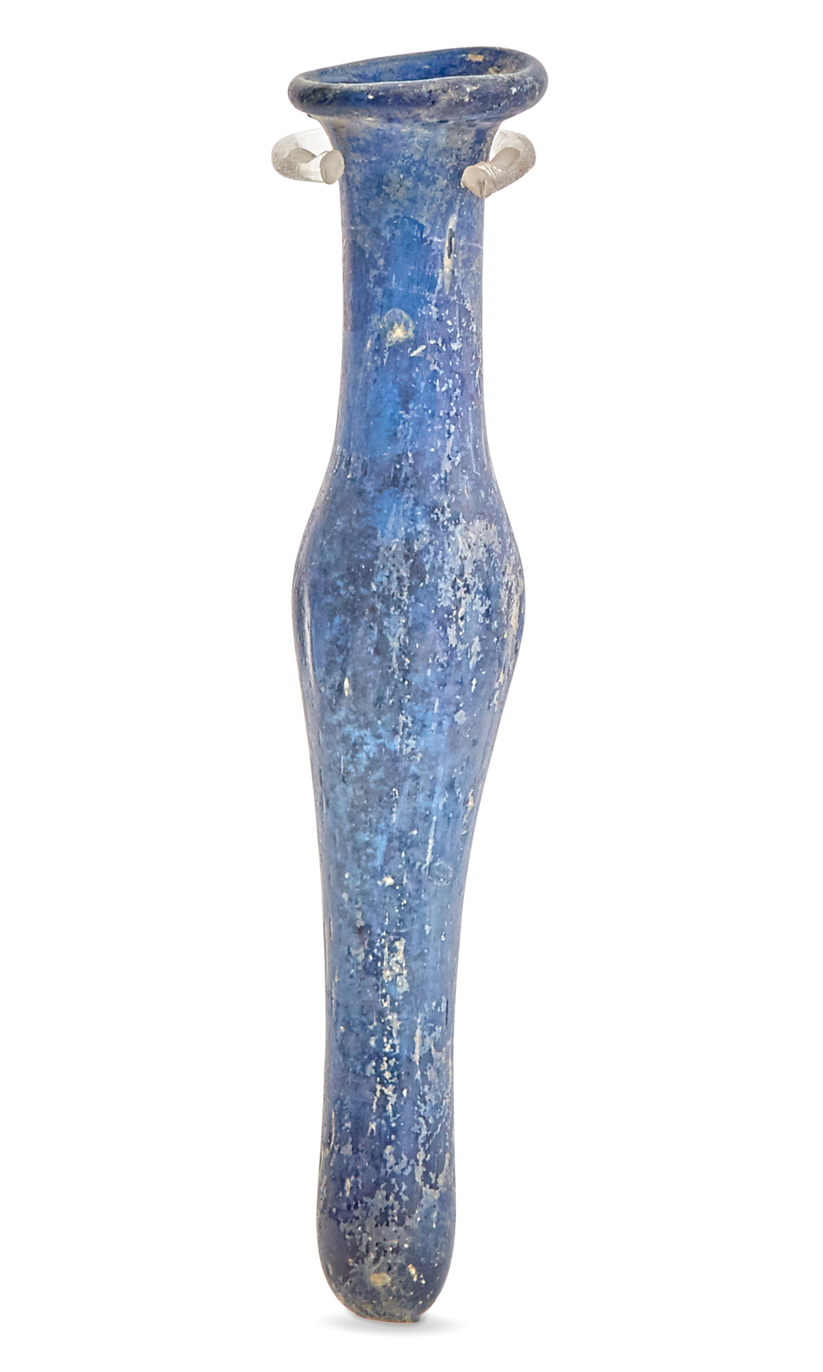 Lot image - Roman Blue Glass Unguentarium