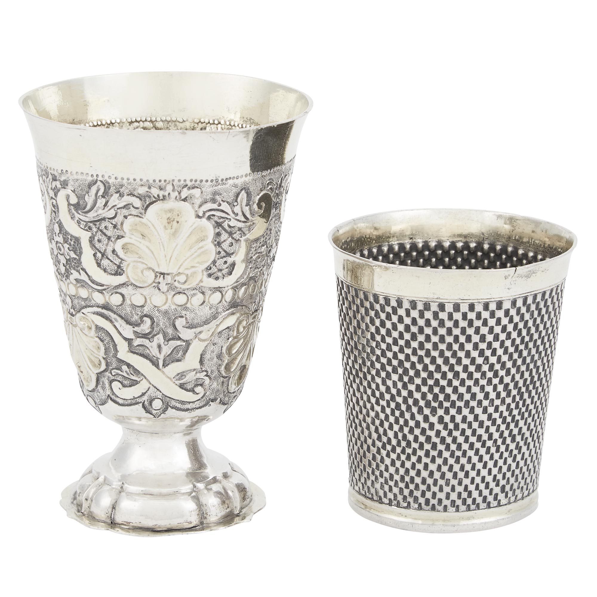 Lot image - German Parcel Gilt Silver Cup