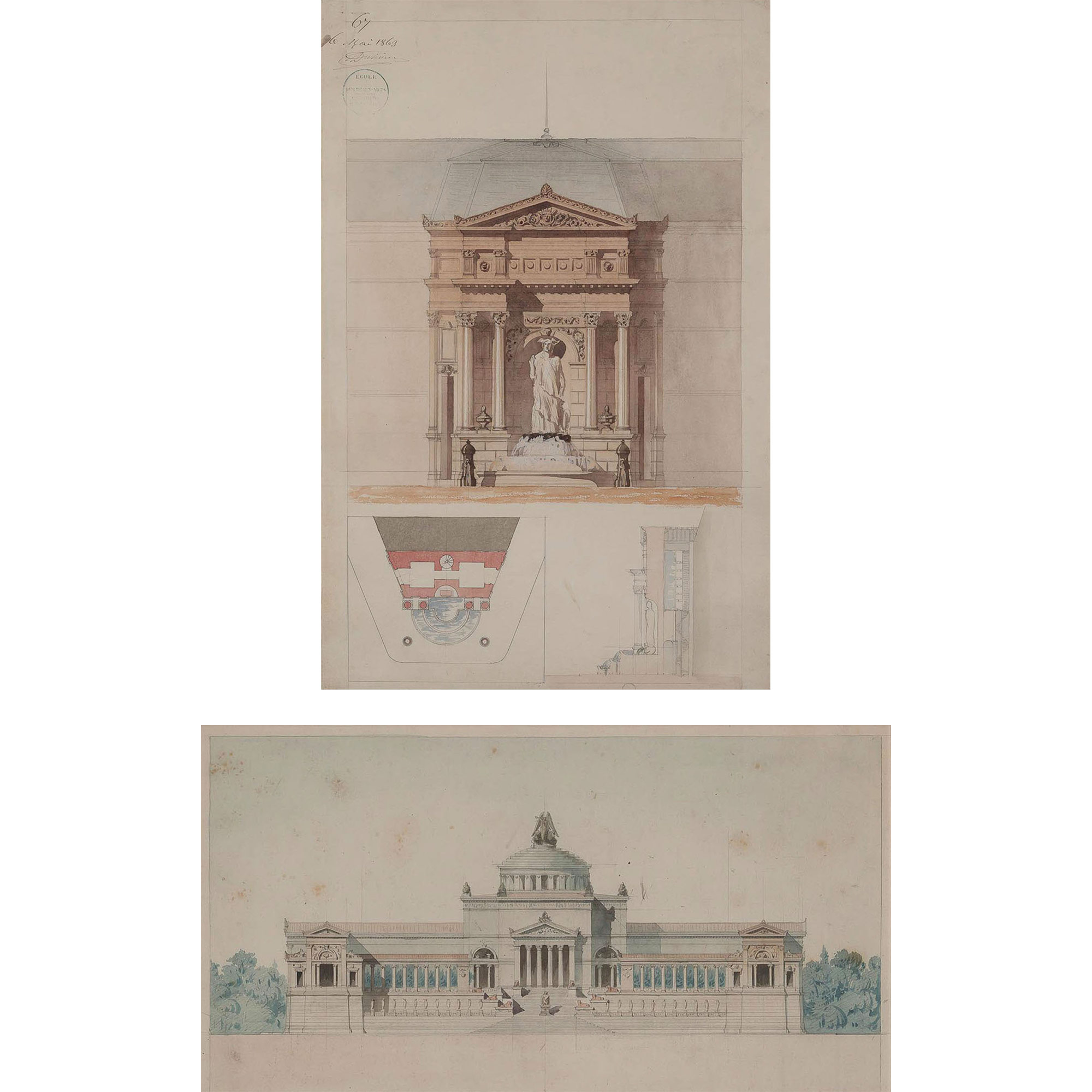 Lot image - French School