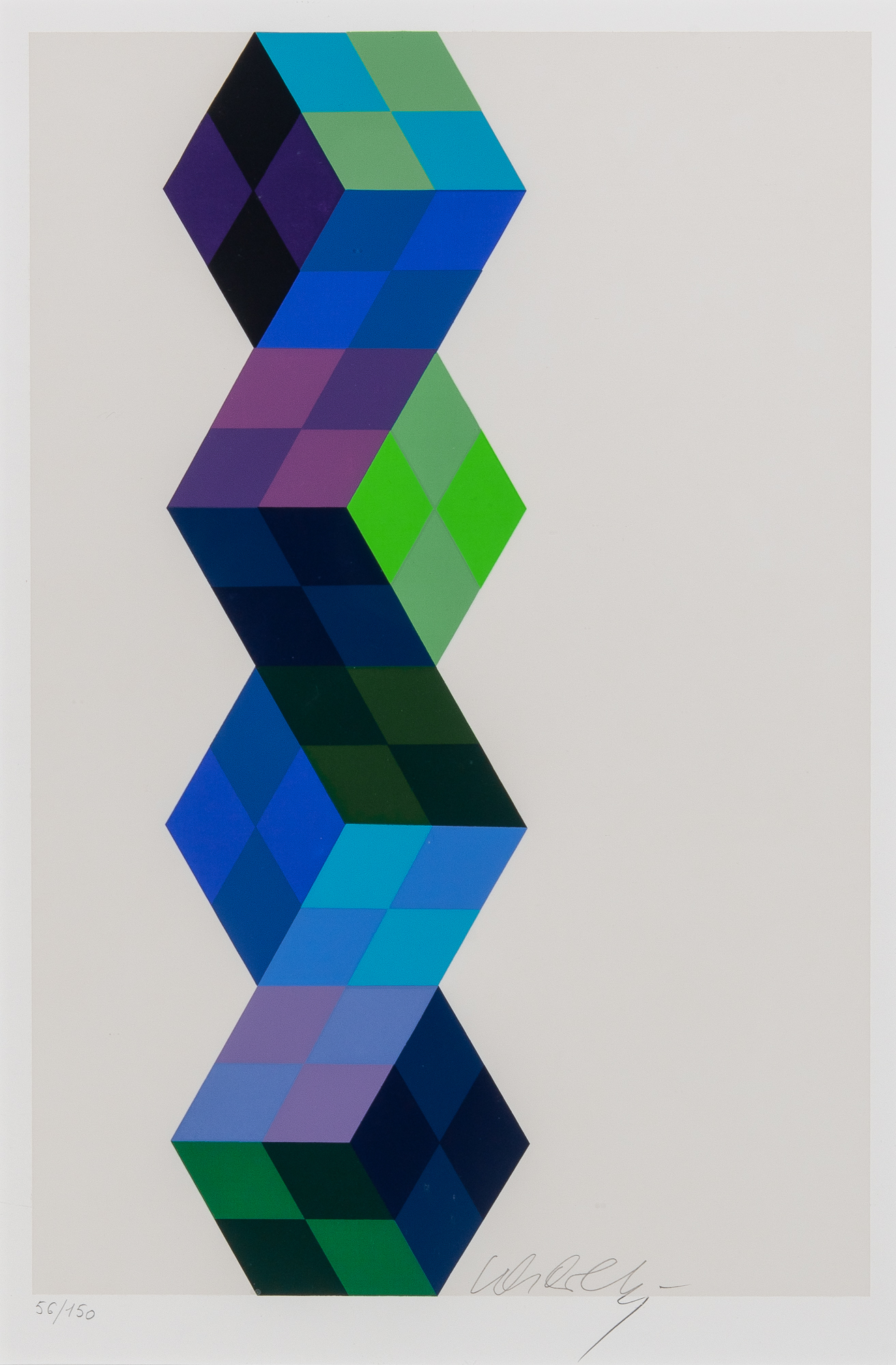 Lot image - Victor Vasarely (1906-1997)