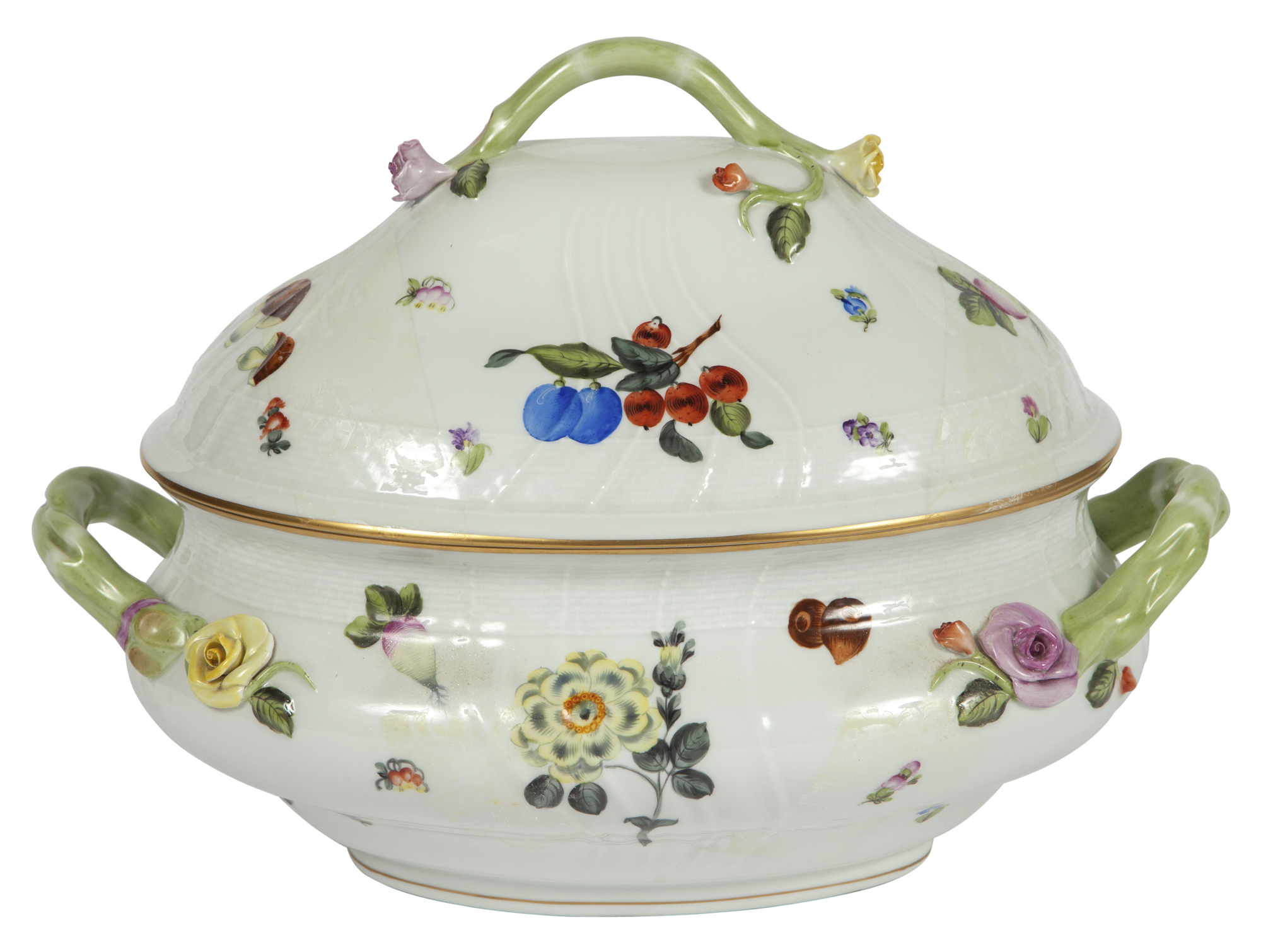 Lot image - Herend Porcelain Covered Tureen