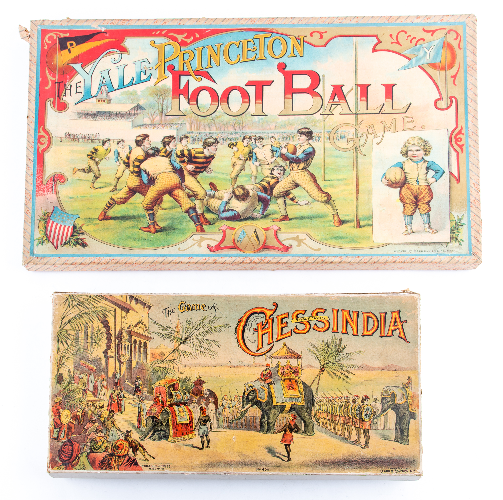 Lot image - Antique Board Games