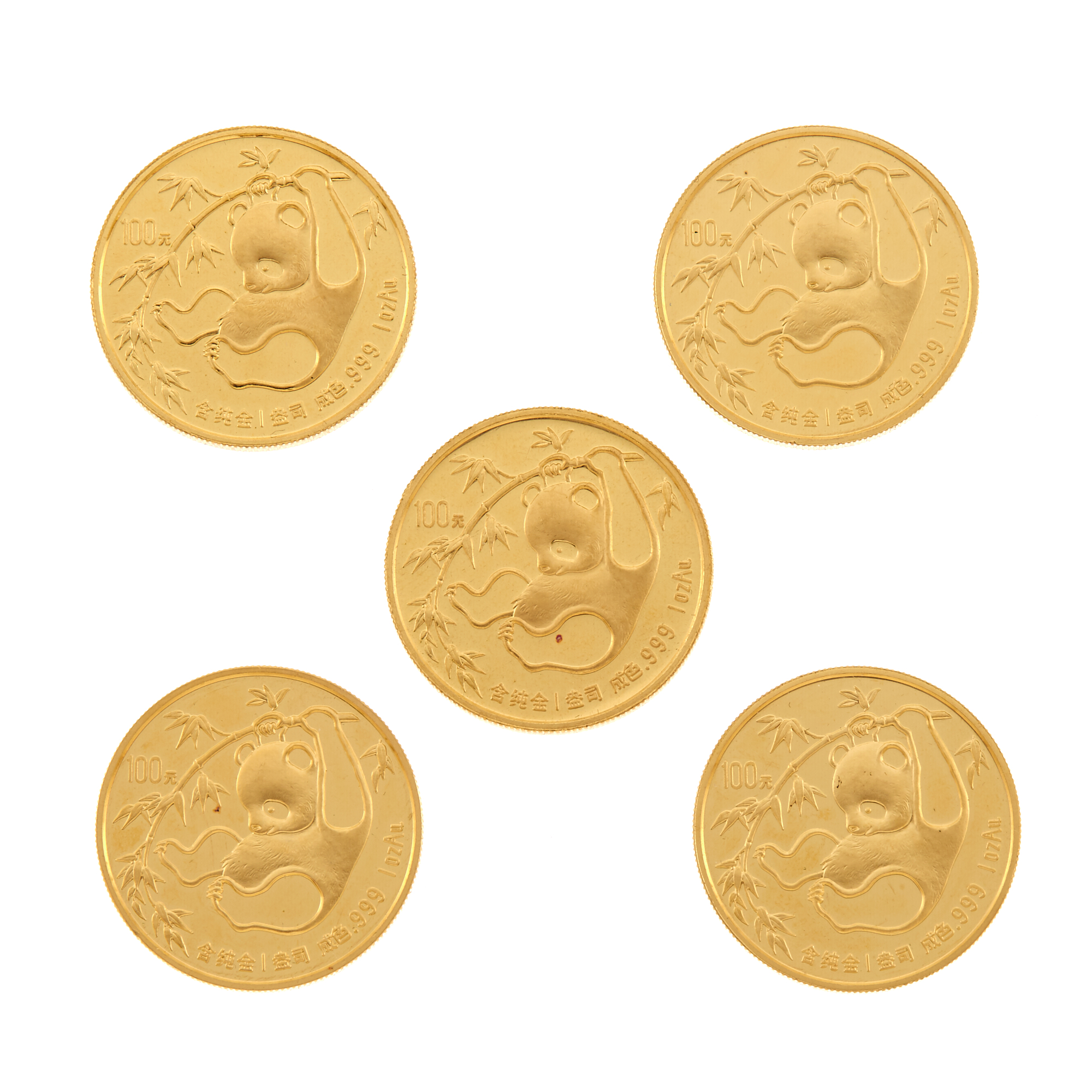 Lot image - China 1985 One Ounce Gold Panda