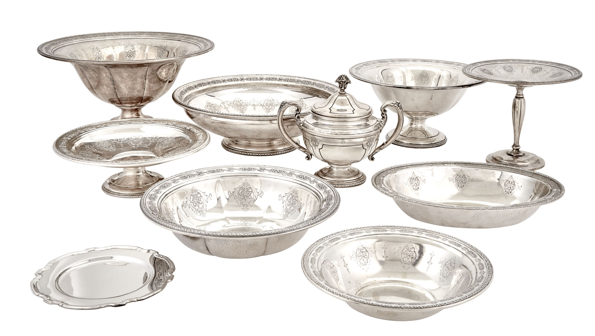 Lot image - Towle Sterling Silver Louis XIV