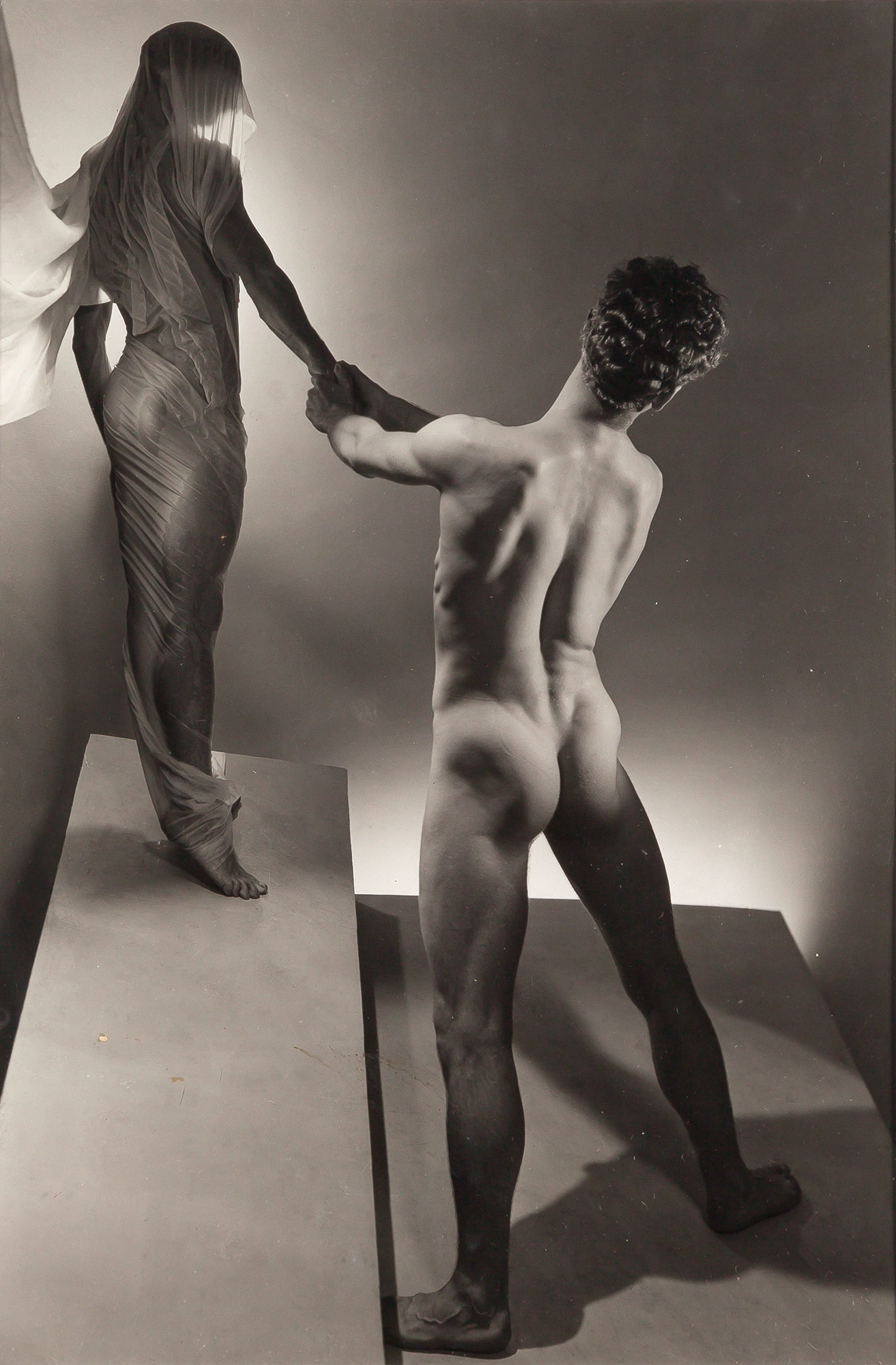 Lot image - LYNES, GEORGE PLATT (1907-1955)  Group of two images. [Orpheus and Eros],