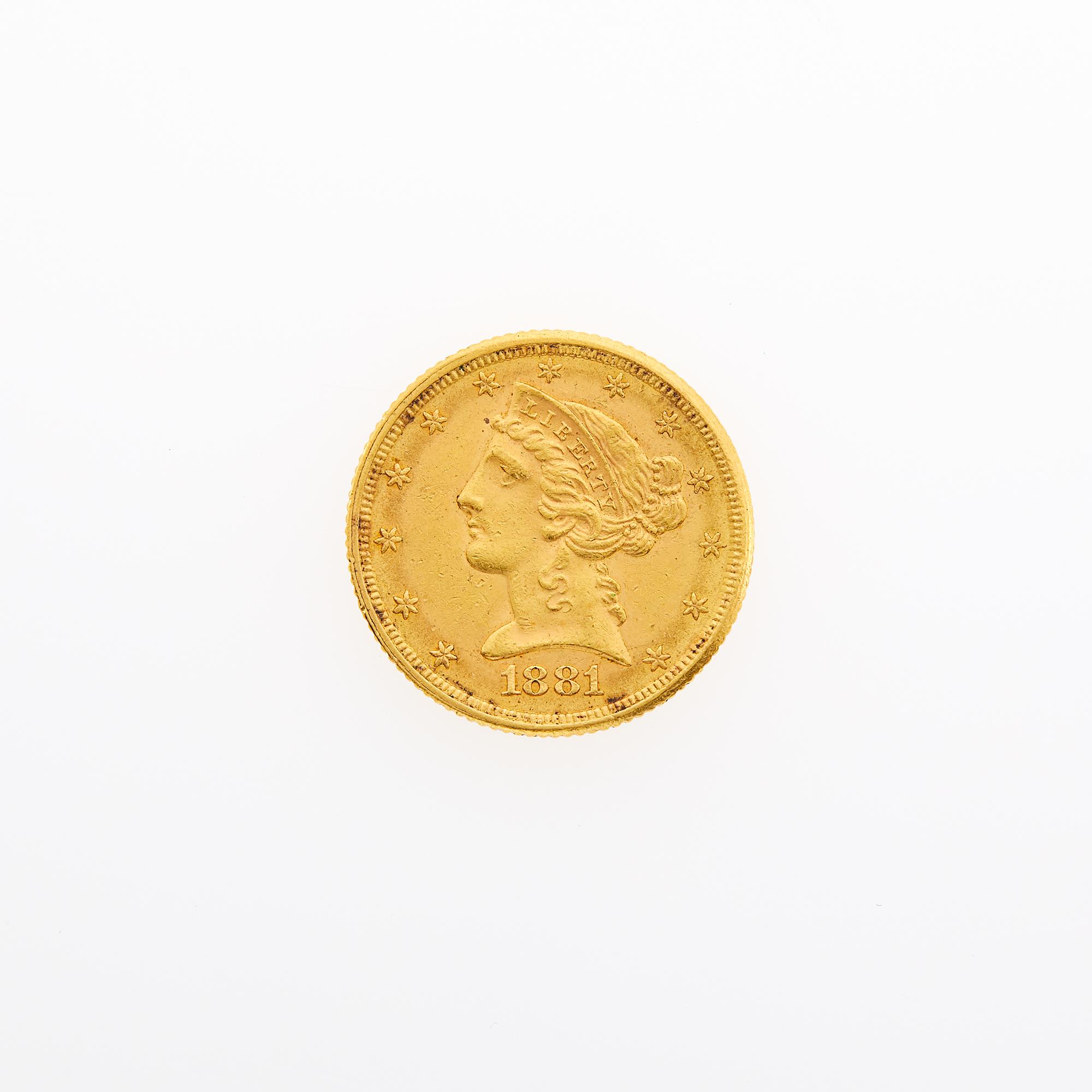 Lot image - United States 1881 $5 Liberty Head