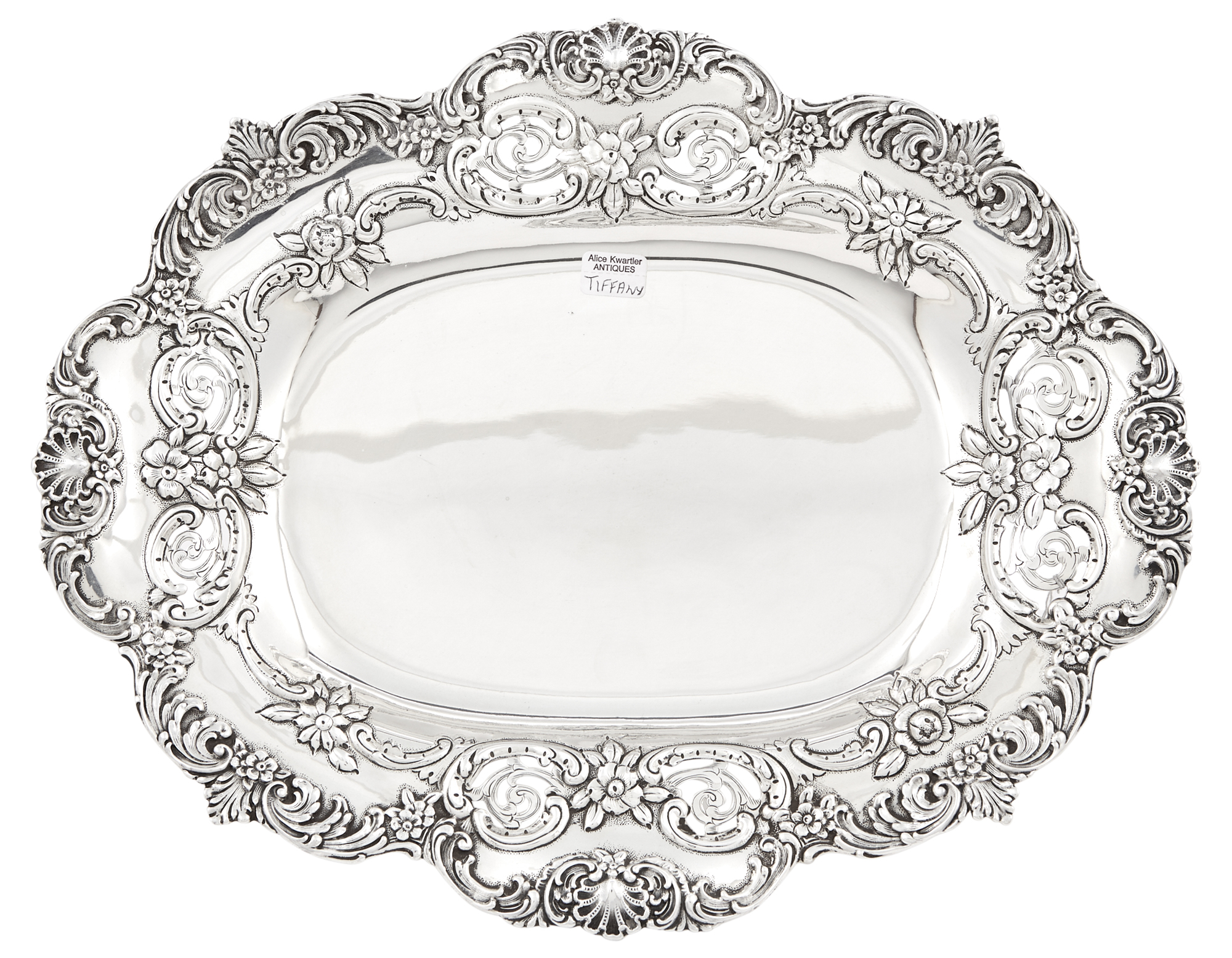 Lot image - Tiffany & Co. Sterling Silver Dish