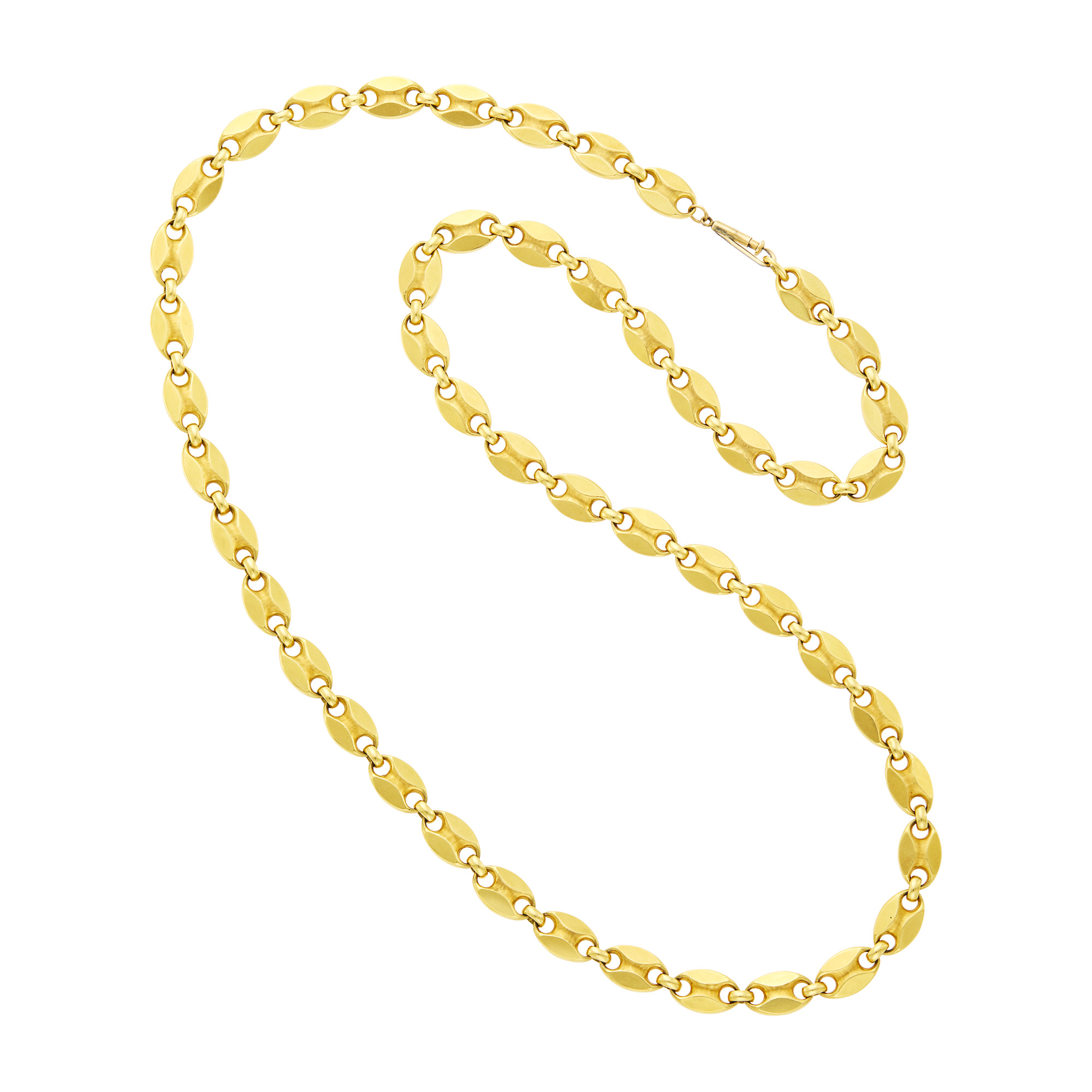 Lot image - Long Gold Chain Necklace