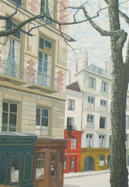 Lot image - Rotislaw Racoff Polish, 1904-1982 View of Paris