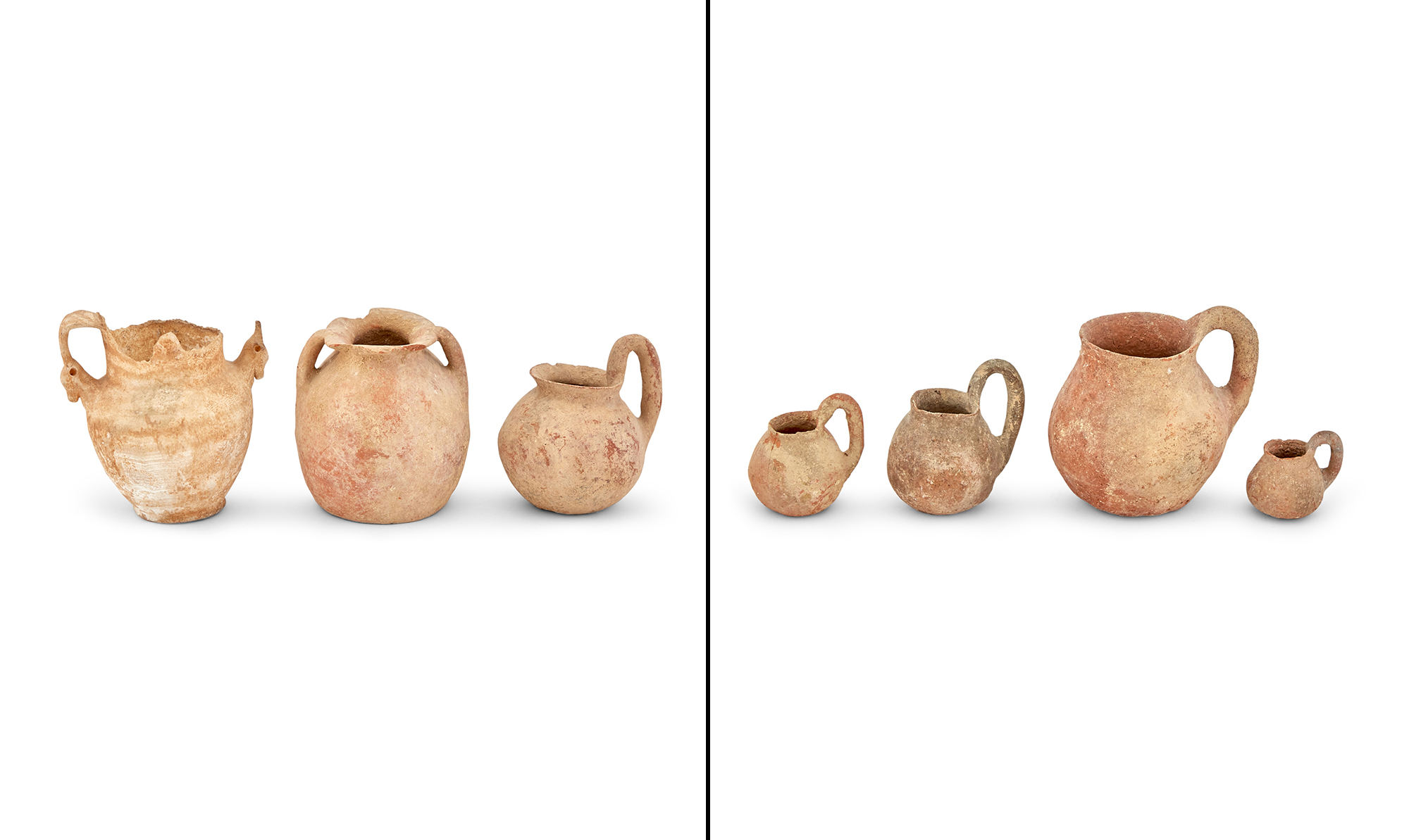 Lot image - Group of Seven Stone and Terracotta Articles