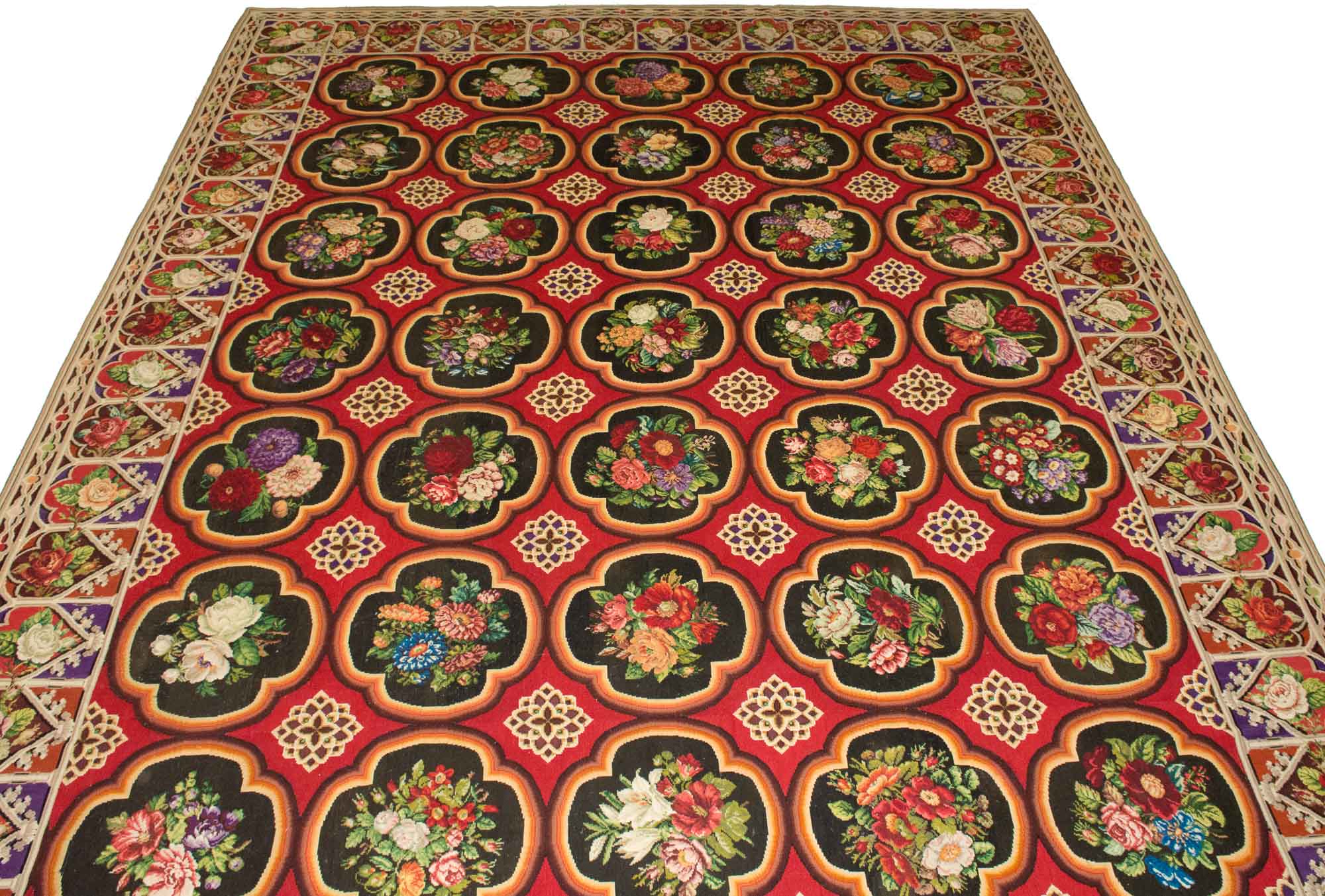 Lot image - French Needlepoint Rug