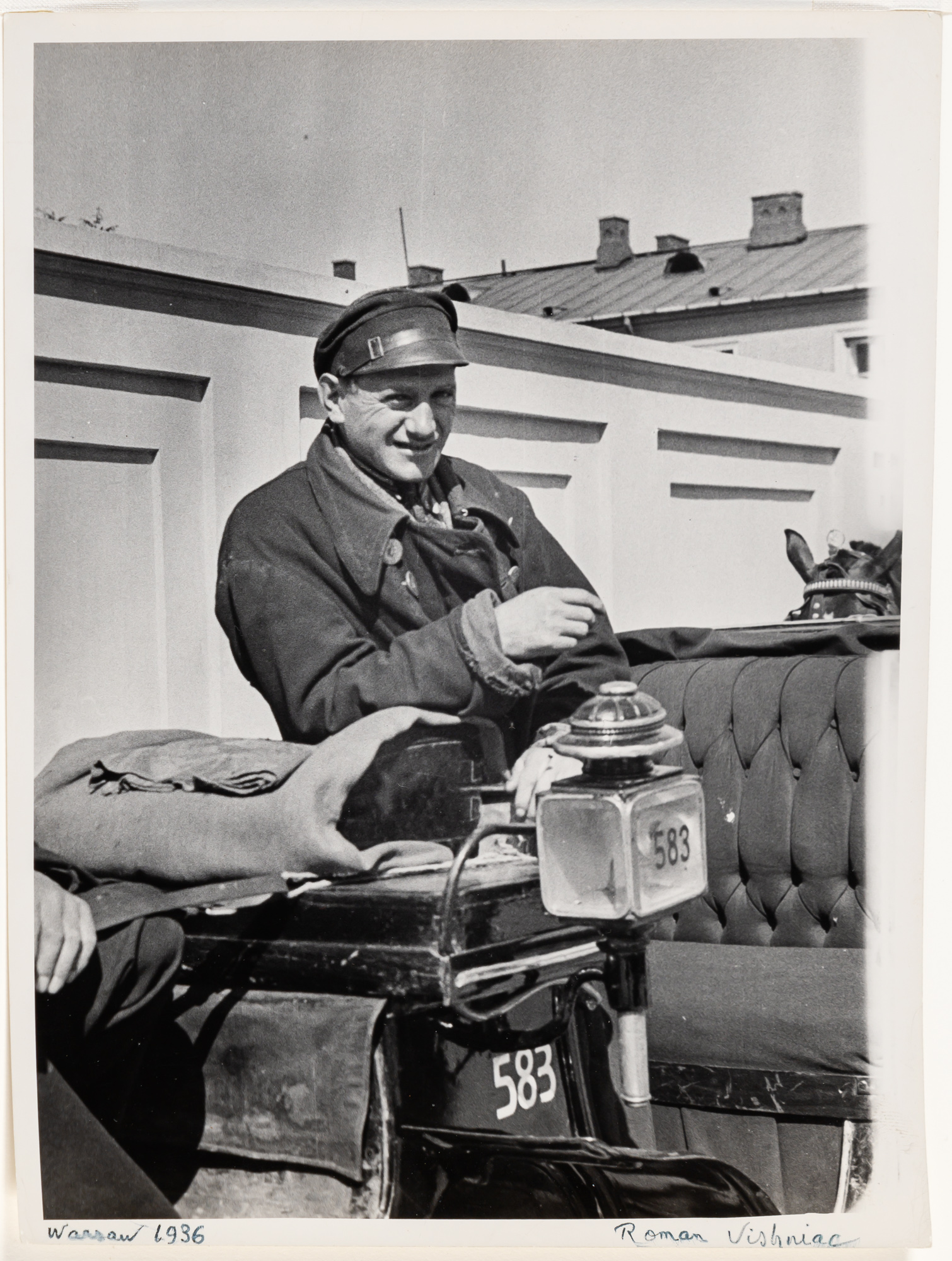 Lot image - VISHNIAC, ROMAN (1897-1990)  [Hackney Coachman], Warsaw,