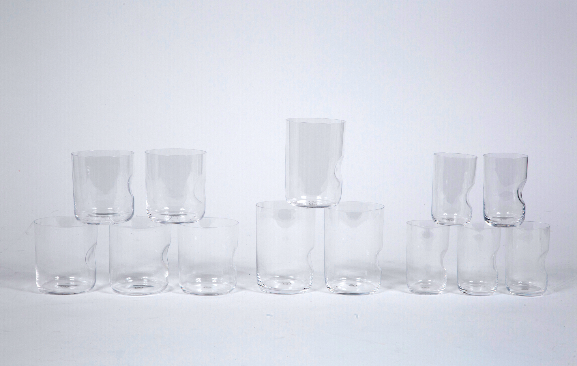 Lot image - Group of Elsa Peretti For Tiffany & Co. Glass Barware