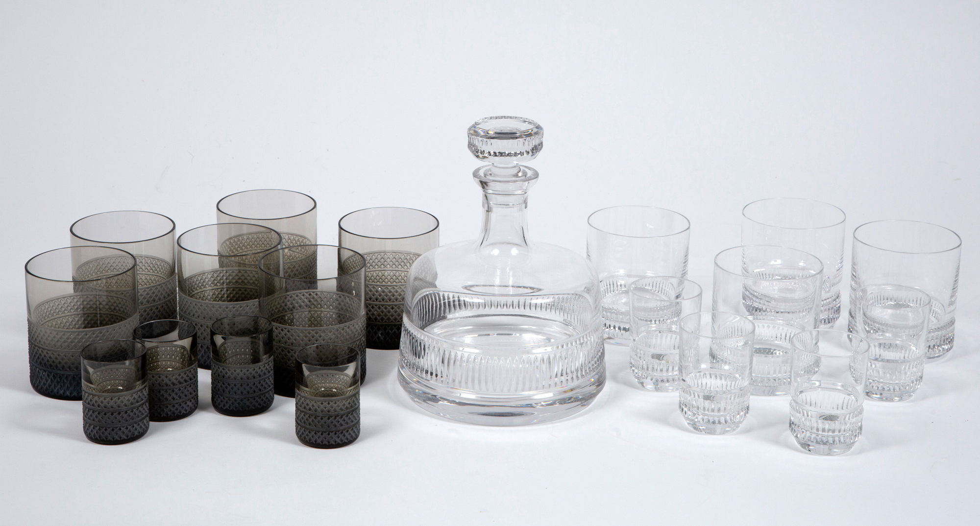 Lot image - Group of Glass Barware