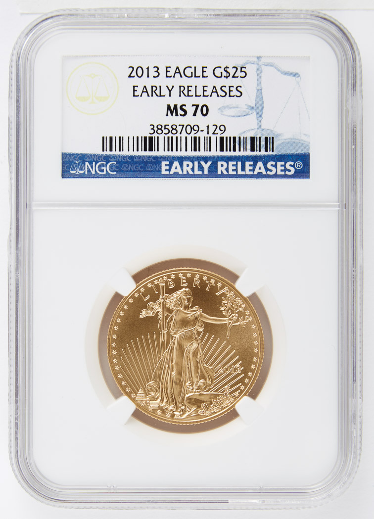 Lot image - United States 2013 $25 Gold Eagle Early Release