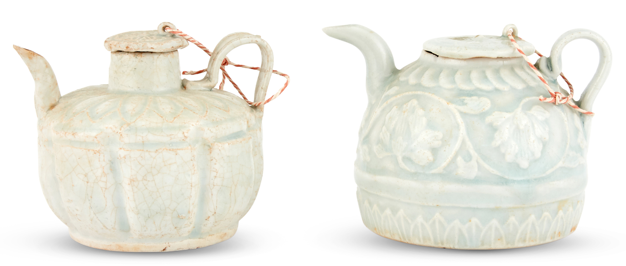 Lot image - Two Chinese Qingbai Water Pots