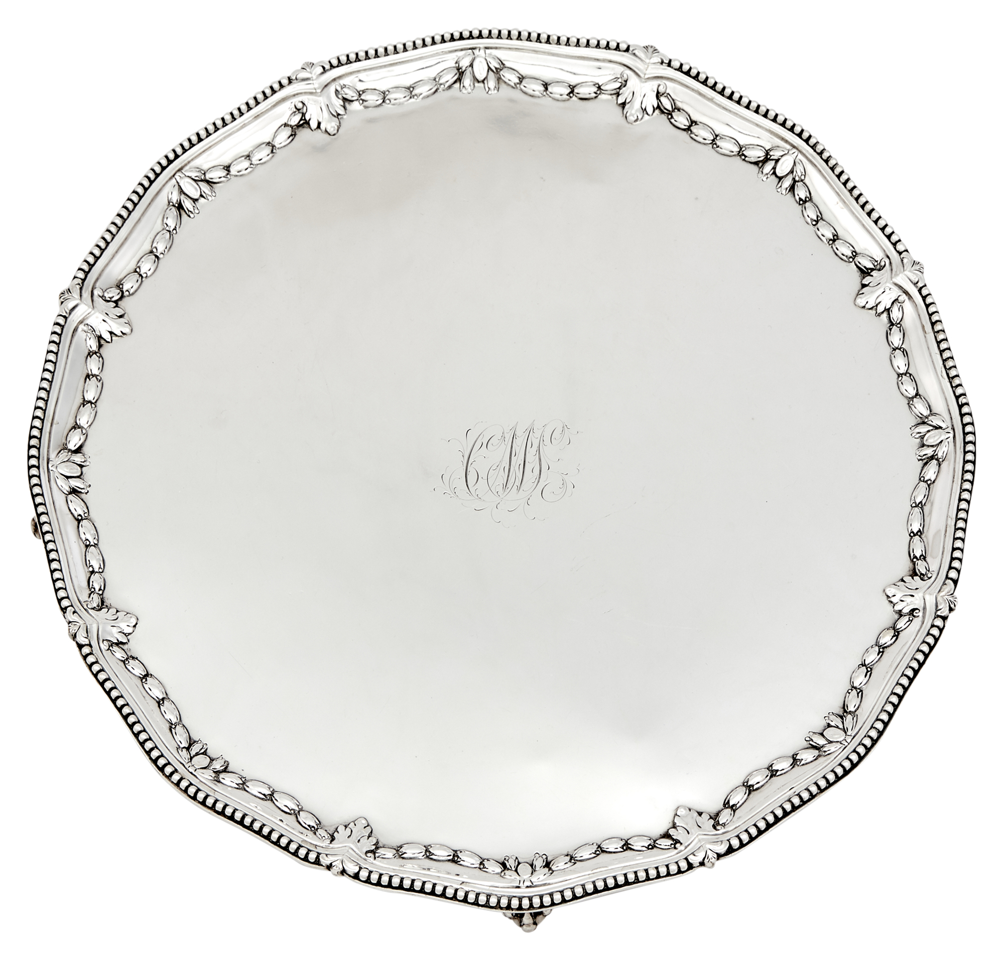 Lot image - George III Sterling Silver Salver