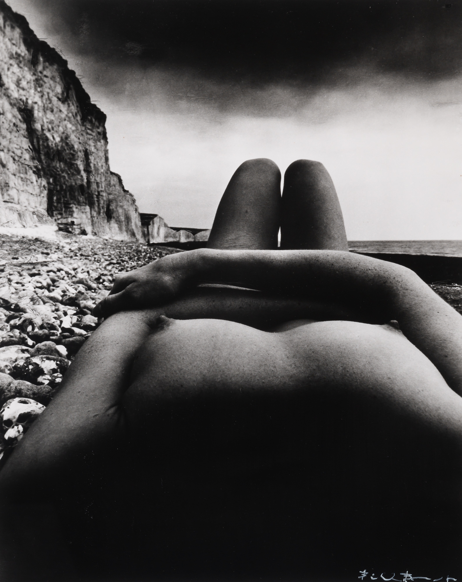 Lot image - BRANDT, BILL (1904-1983)  [Untitled, East Sussex Coast],