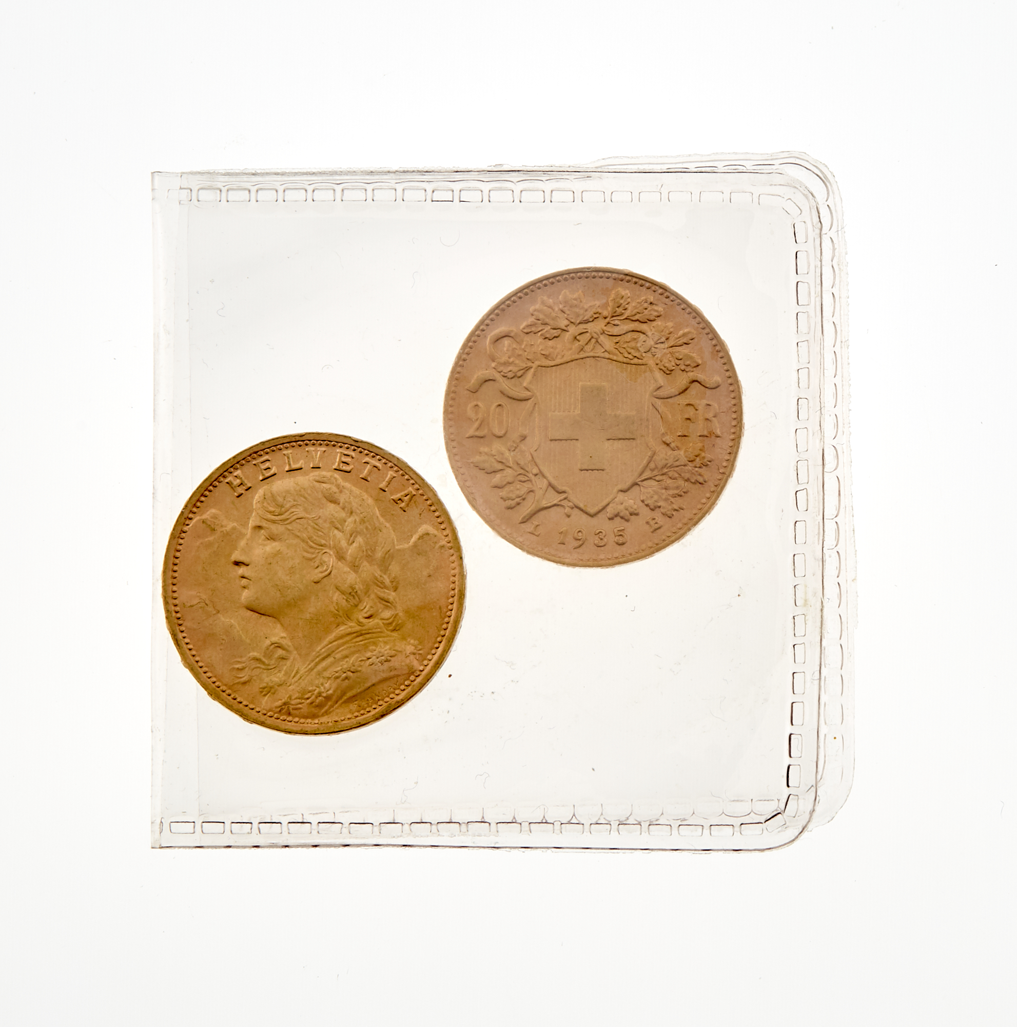 Lot image - Switzerland 1930s 20 Franc