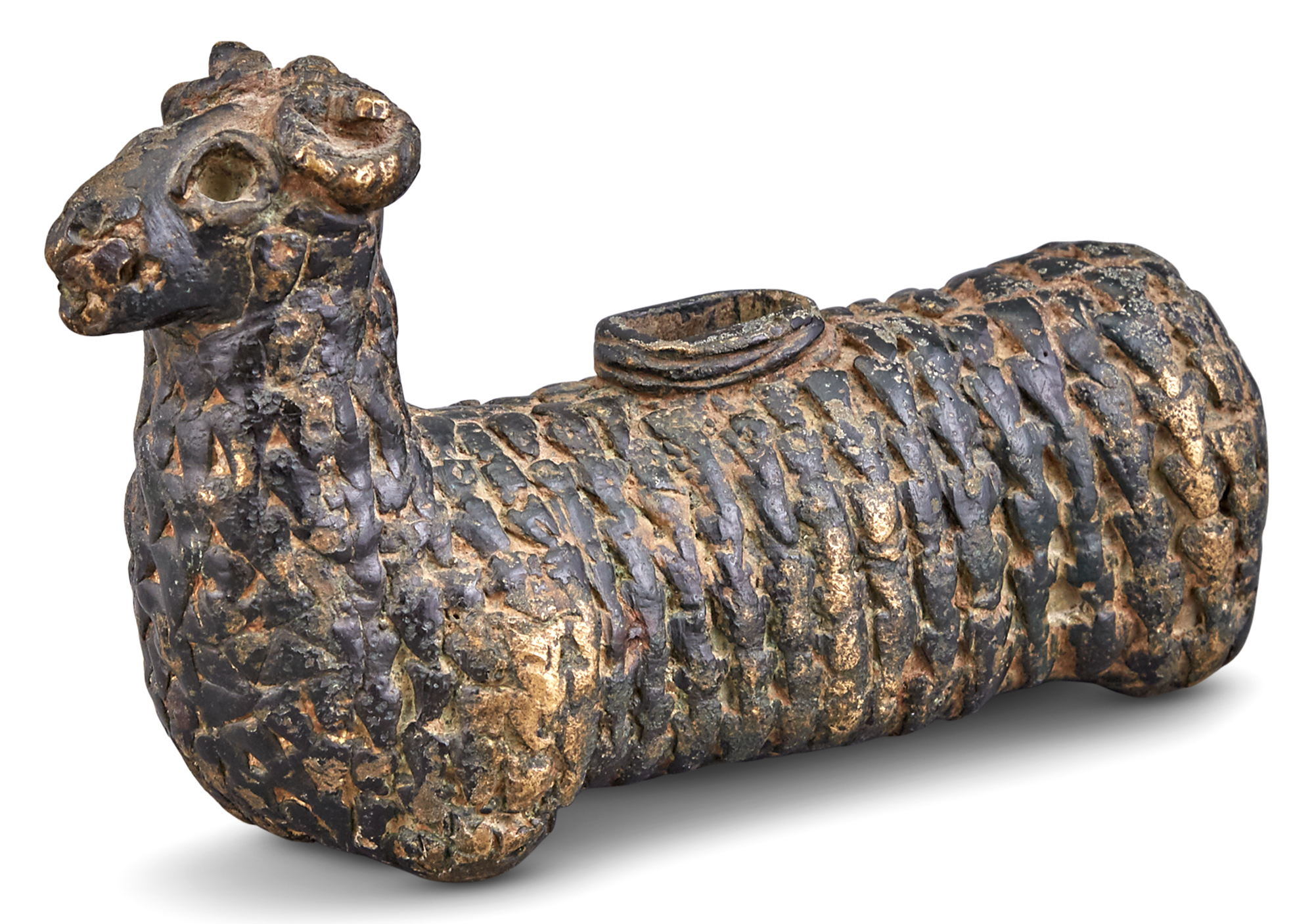 Lot image - Bronze Figure of a Ram