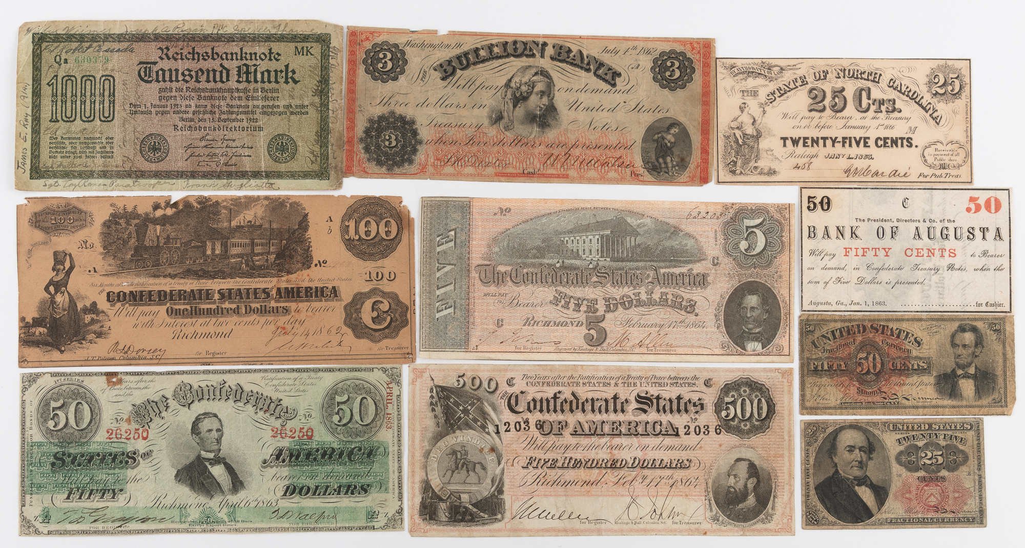 Lot image - United States Currency Group