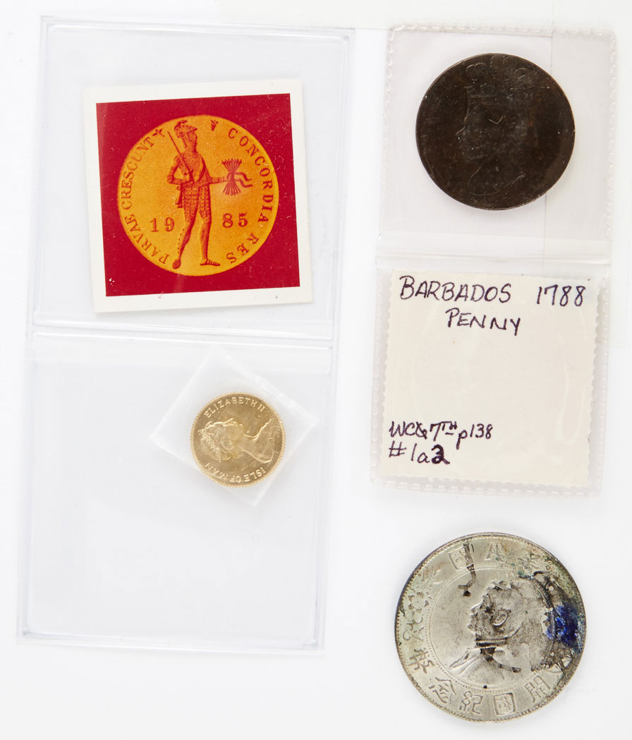 Lot image - Foreign Gold, Silver and Copper Coin Group