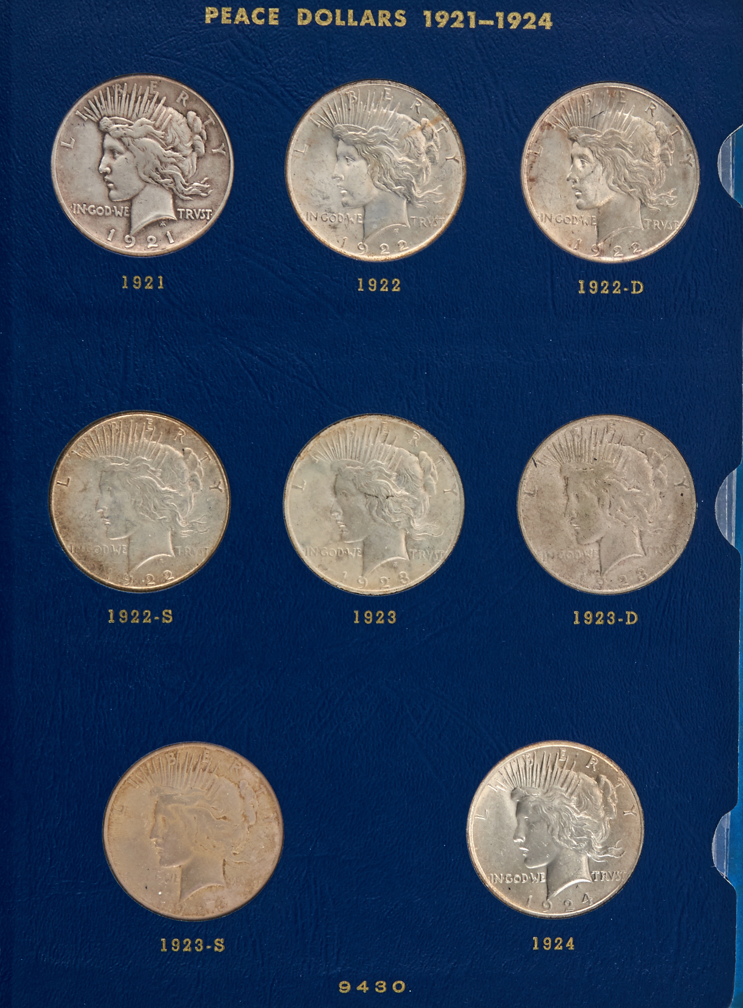 Lot image - United States Peace Dollars