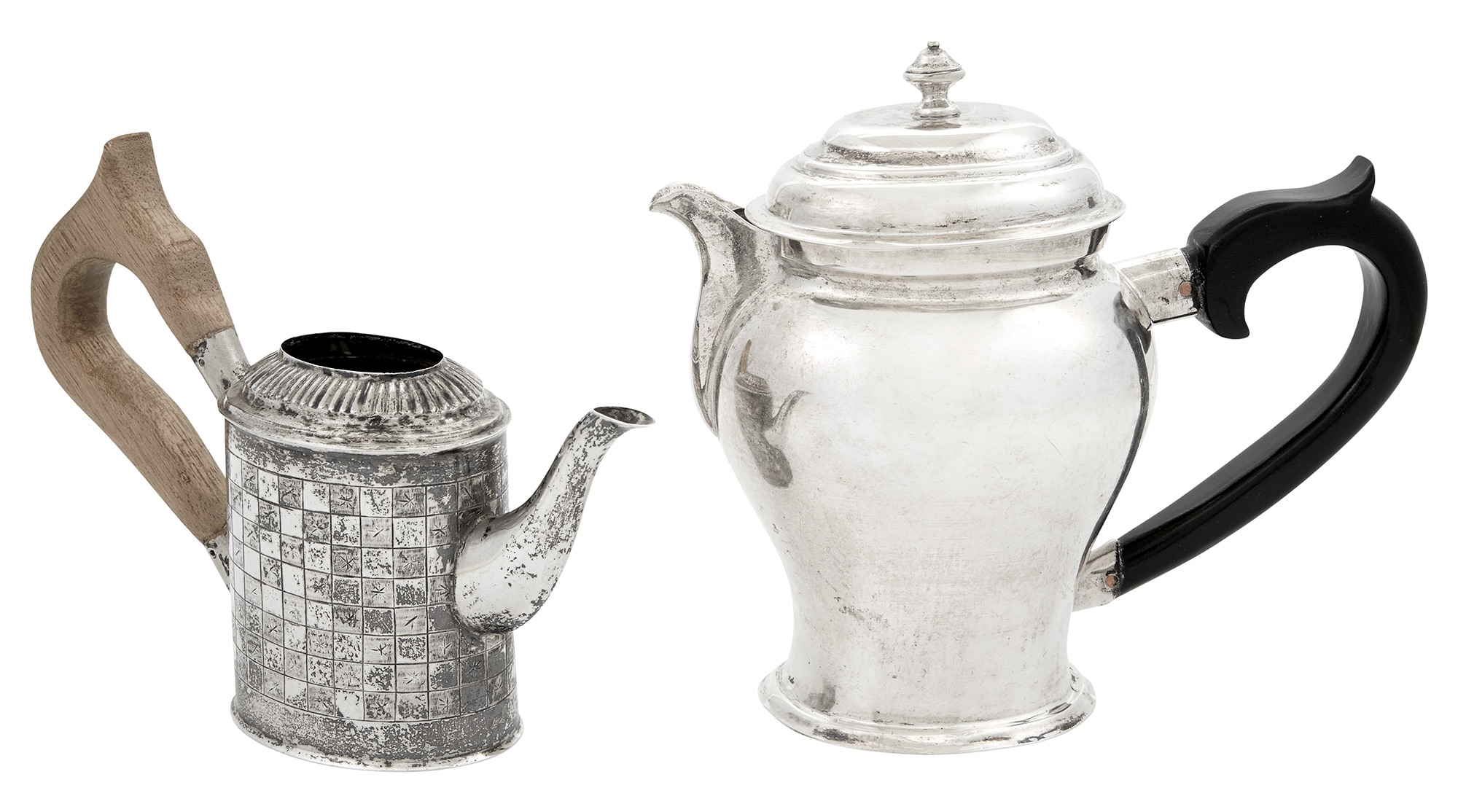 Lot image - Austrian Silver Coffee Pot
