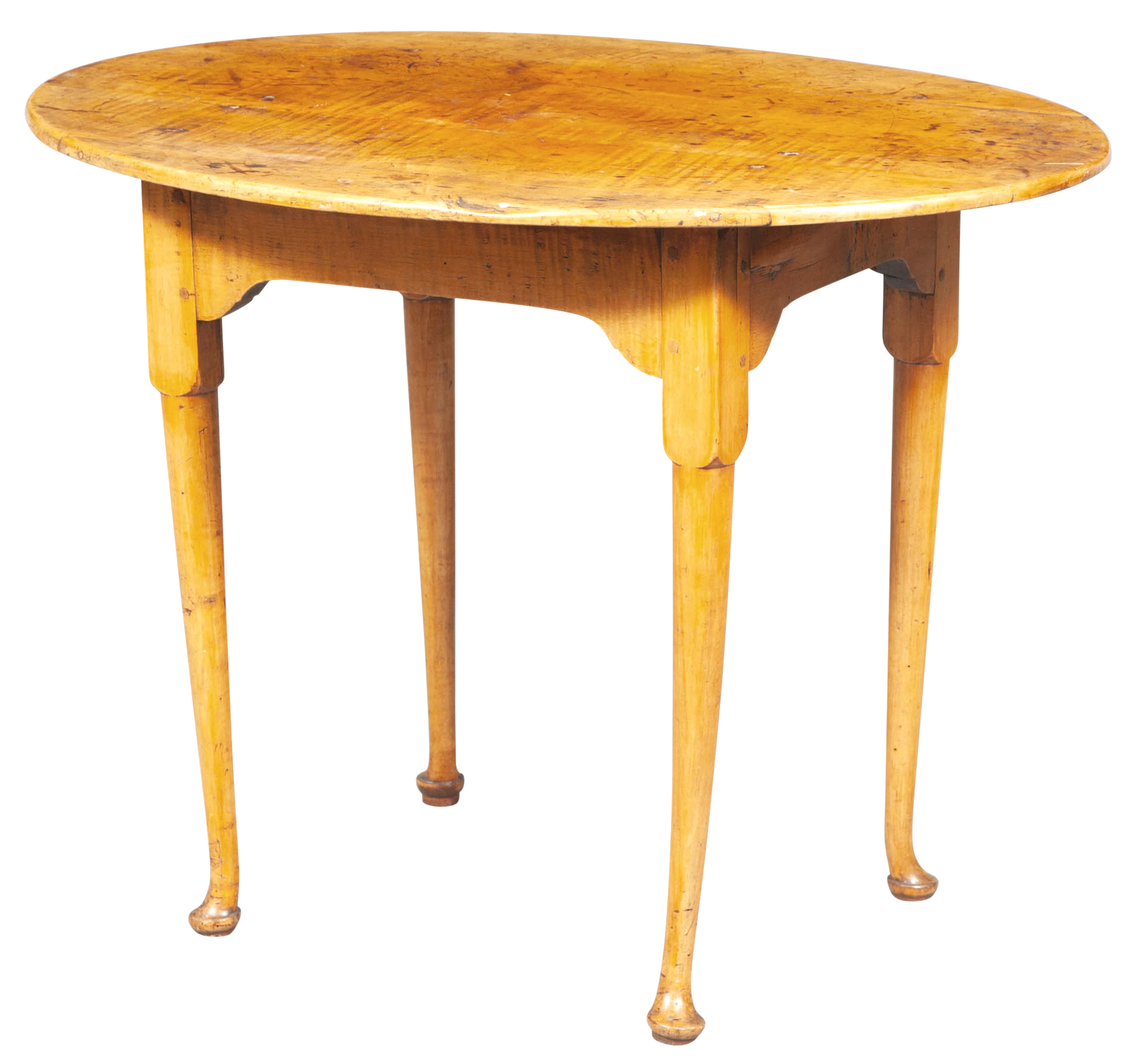 Lot image - Queen Anne Maple Tea Table