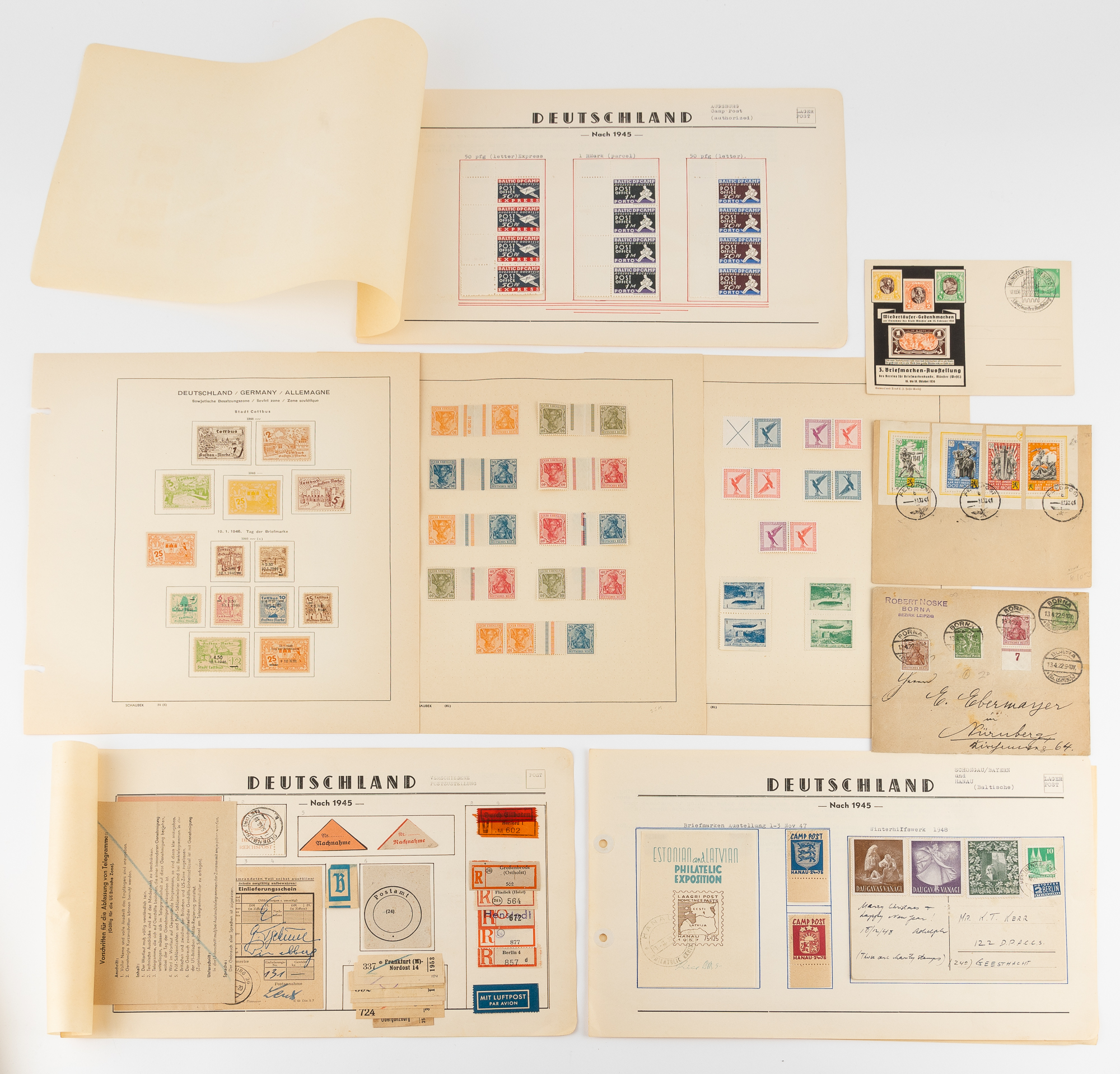 Lot image - Specialized Germany and German Area Stamp Collection