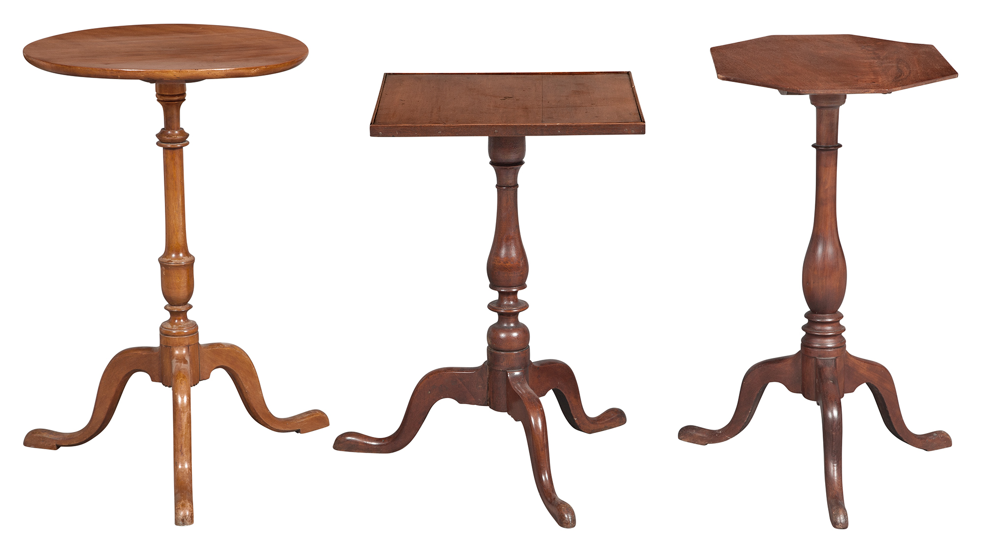 Lot image - Federal Mahogany Tilt-Top Tripod Stand