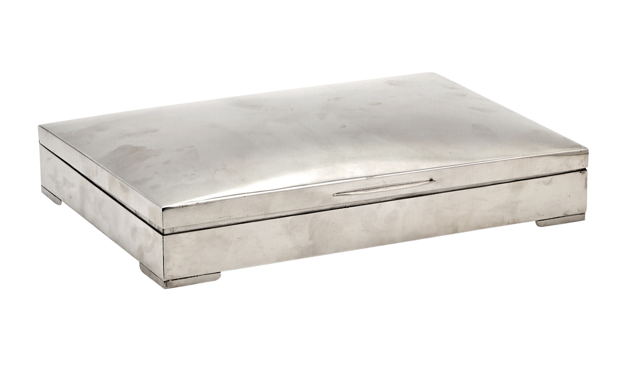 Lot image - American Sterling Silver Large Jewelry Box