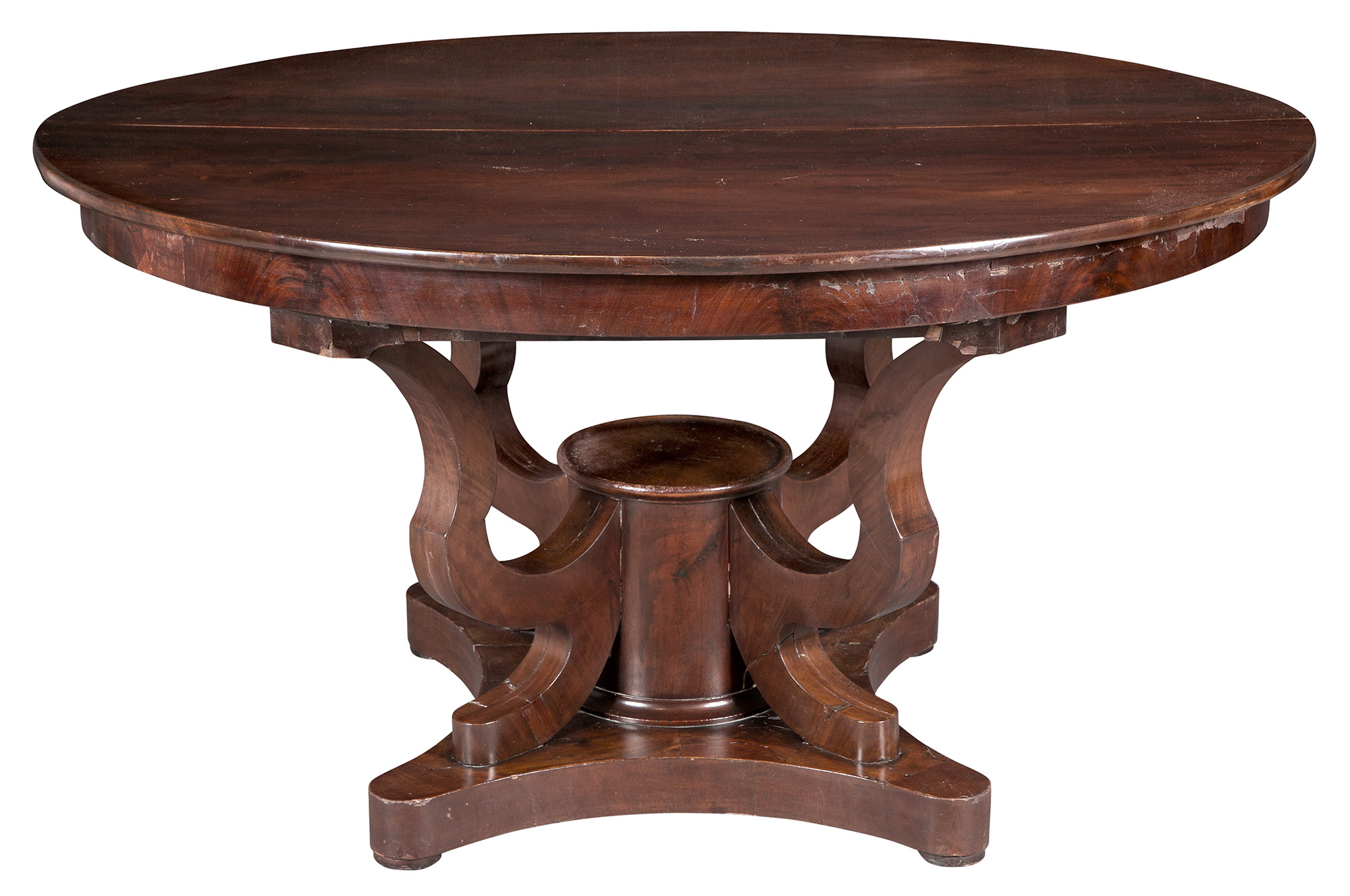 Lot image - Classical Mahogany Extension Dining Table
