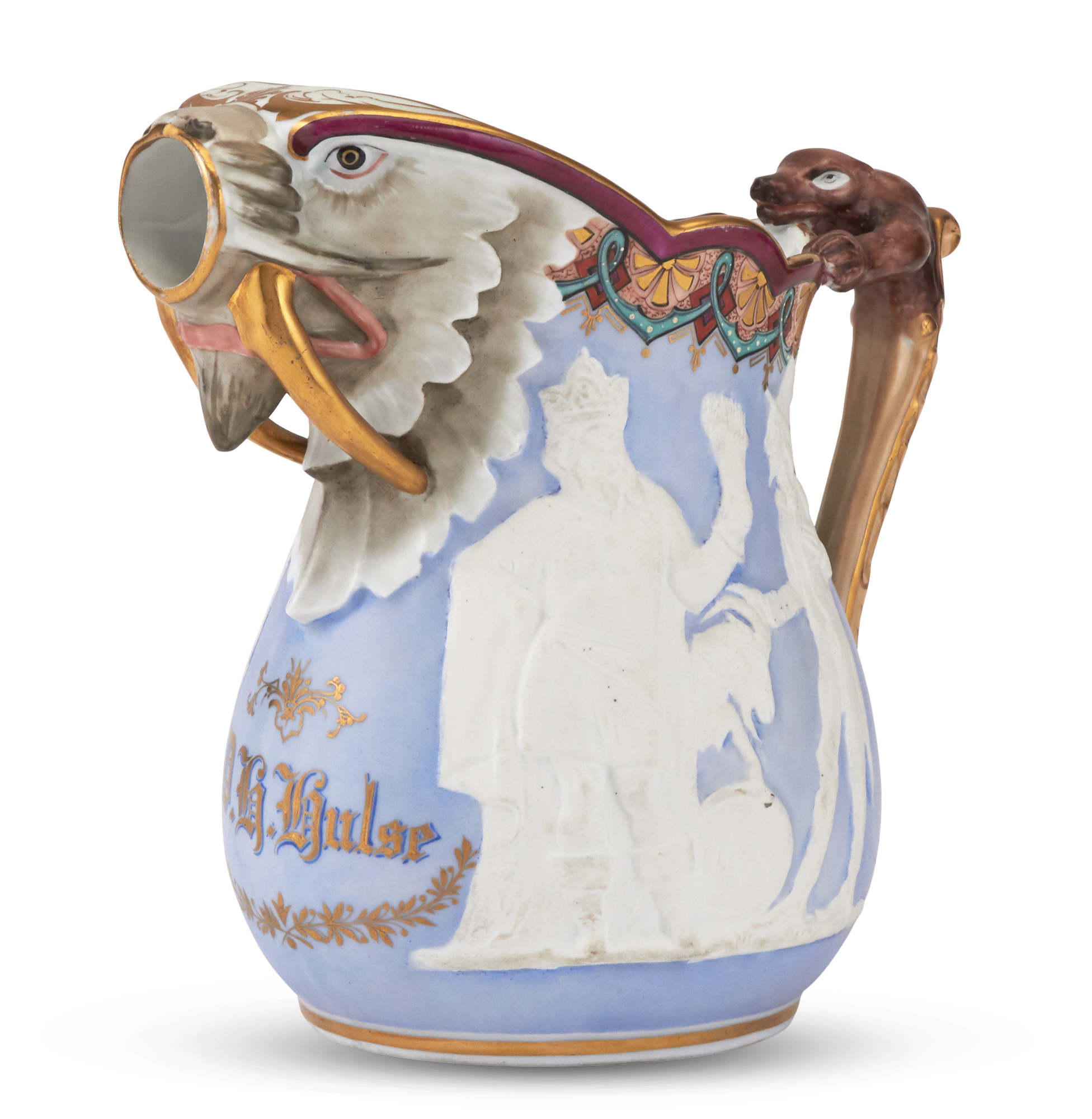 Lot image - Union Porcelain Works Ice Water Pitcher