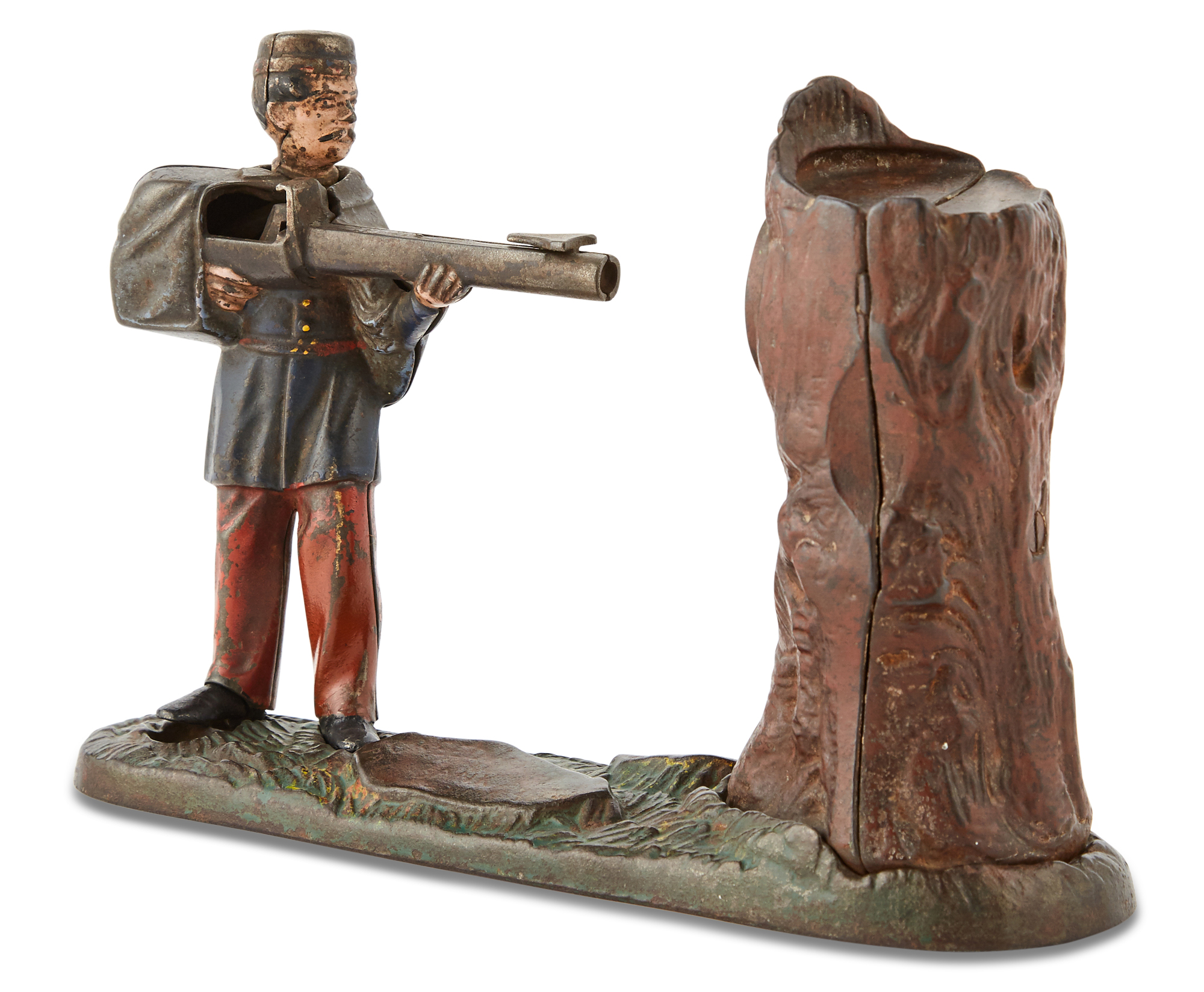 Lot image - Cast Iron Mechanical Bank  Creedmore.