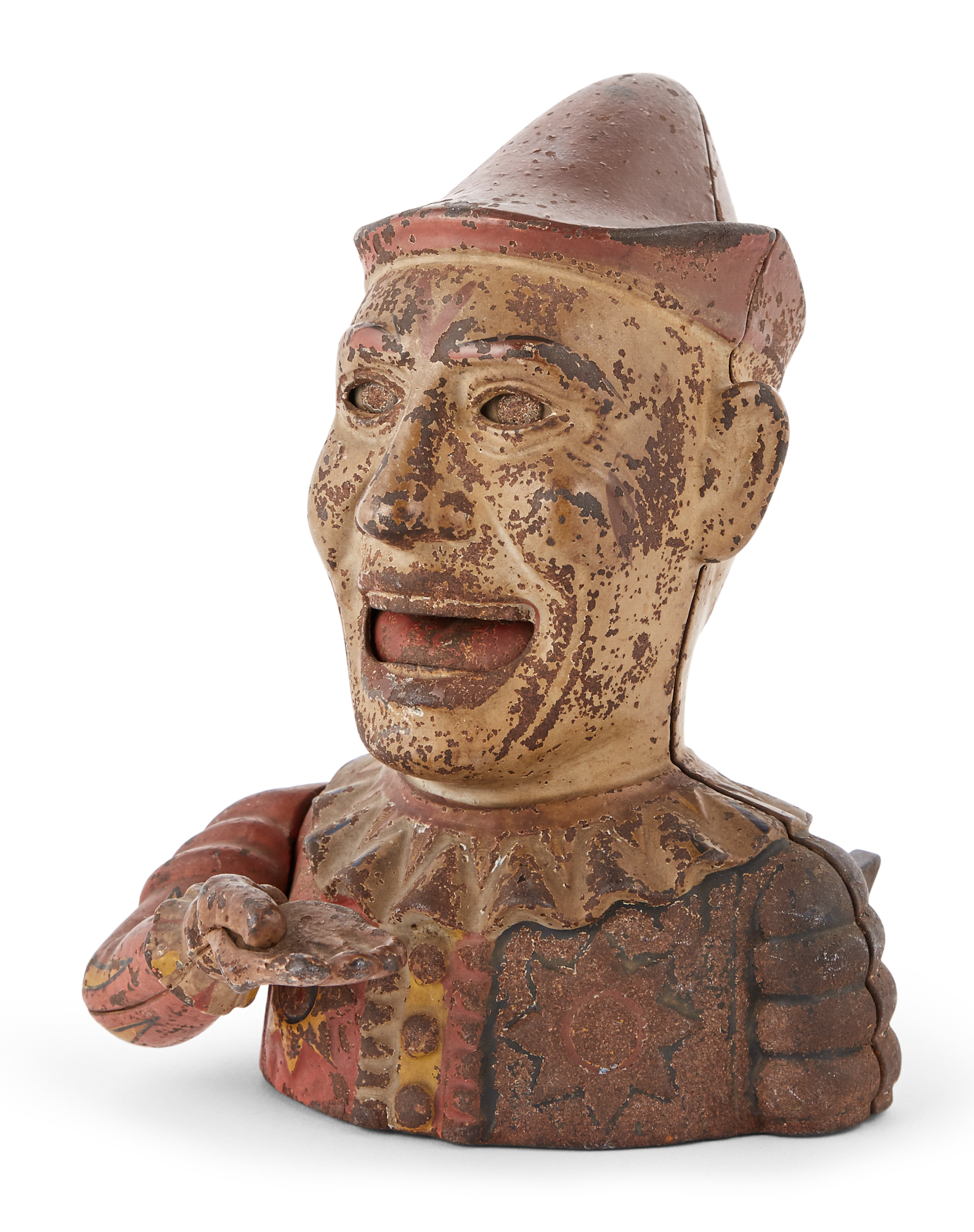 Lot image - Cast Iron Mechanical Bank  Humpty Dumpty.