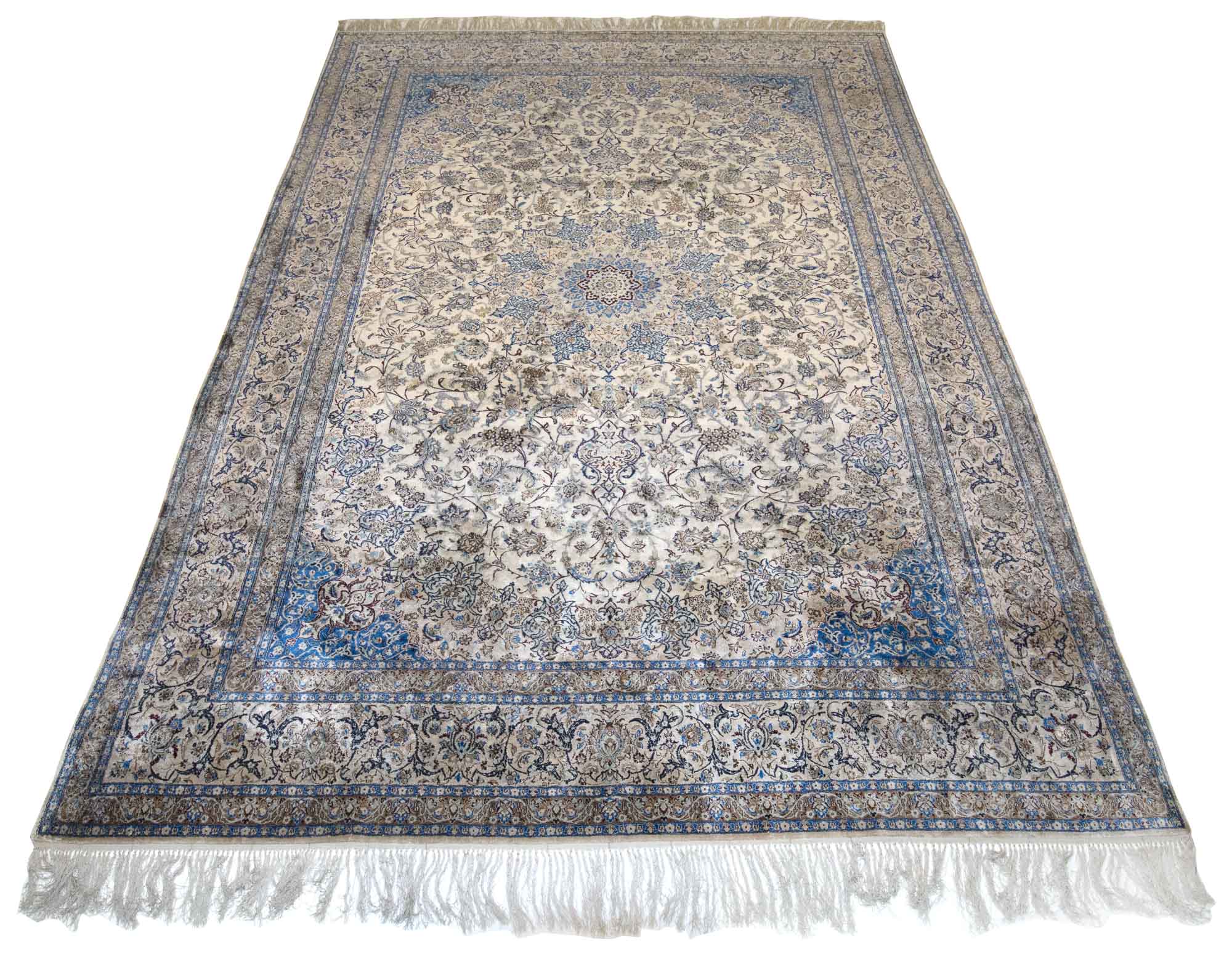Lot image - Silk Isfahan Carpet