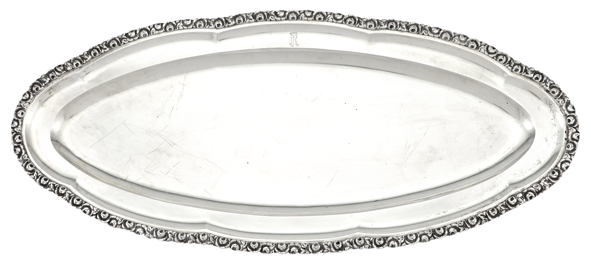 Lot image - Austrian Silver Fish Platter