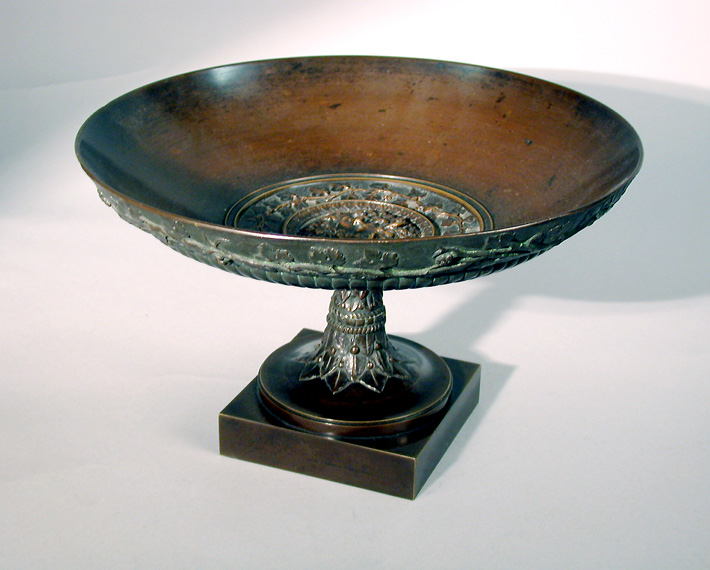 Lot image - Classical Revival Bronze Center Bowl