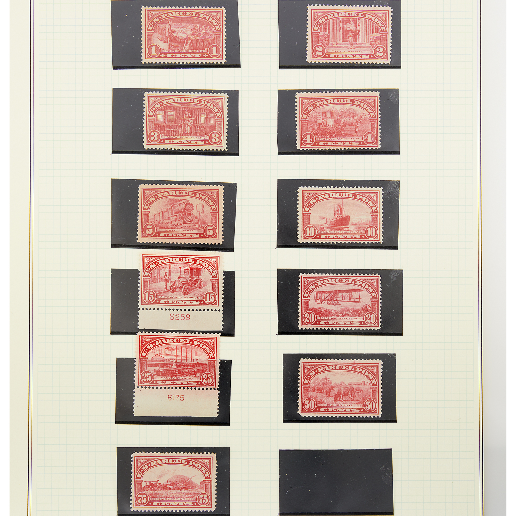 Lot image - United States Back of the Book Issues