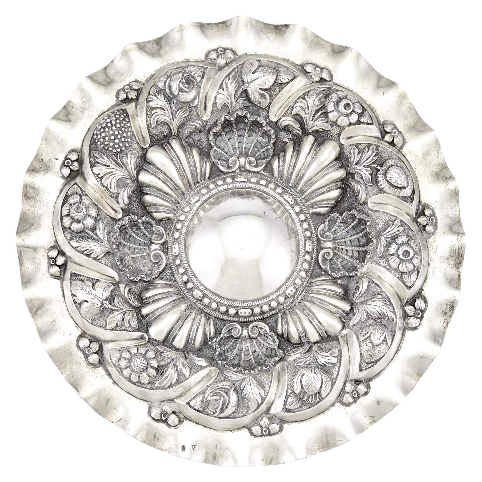 Lot image - Continental Silver Charger