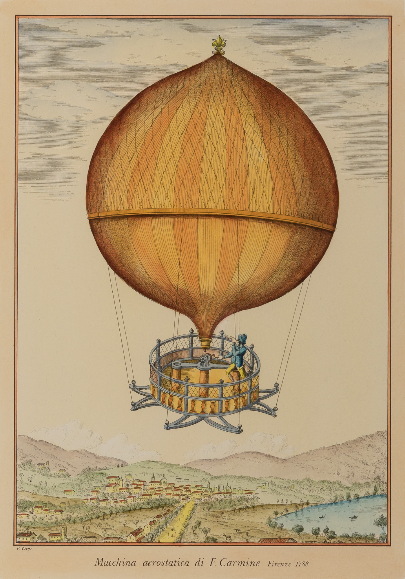 Lot image - [PRINTS & GRAPHICS]  A miscellaneous group of twenty-one framed items.