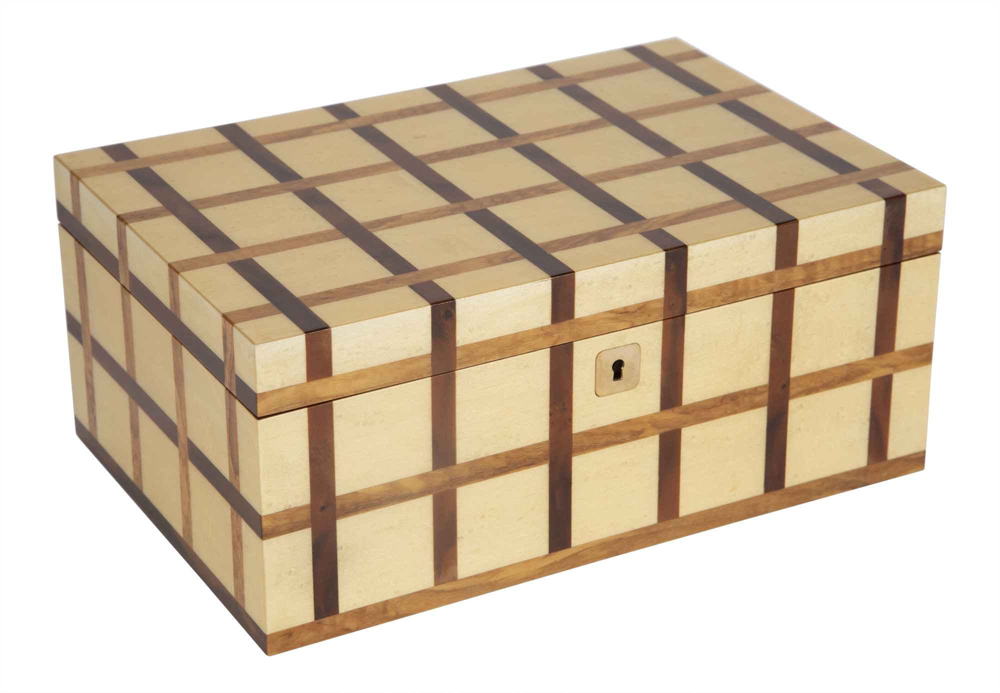 Lot image - Ercolano Sofia Mixed Wood Inlaid Watch Box