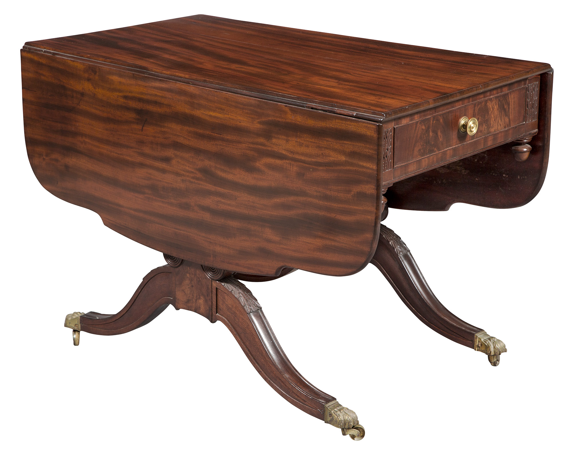 Lot image - Classical Mahogany Pembroke Table
