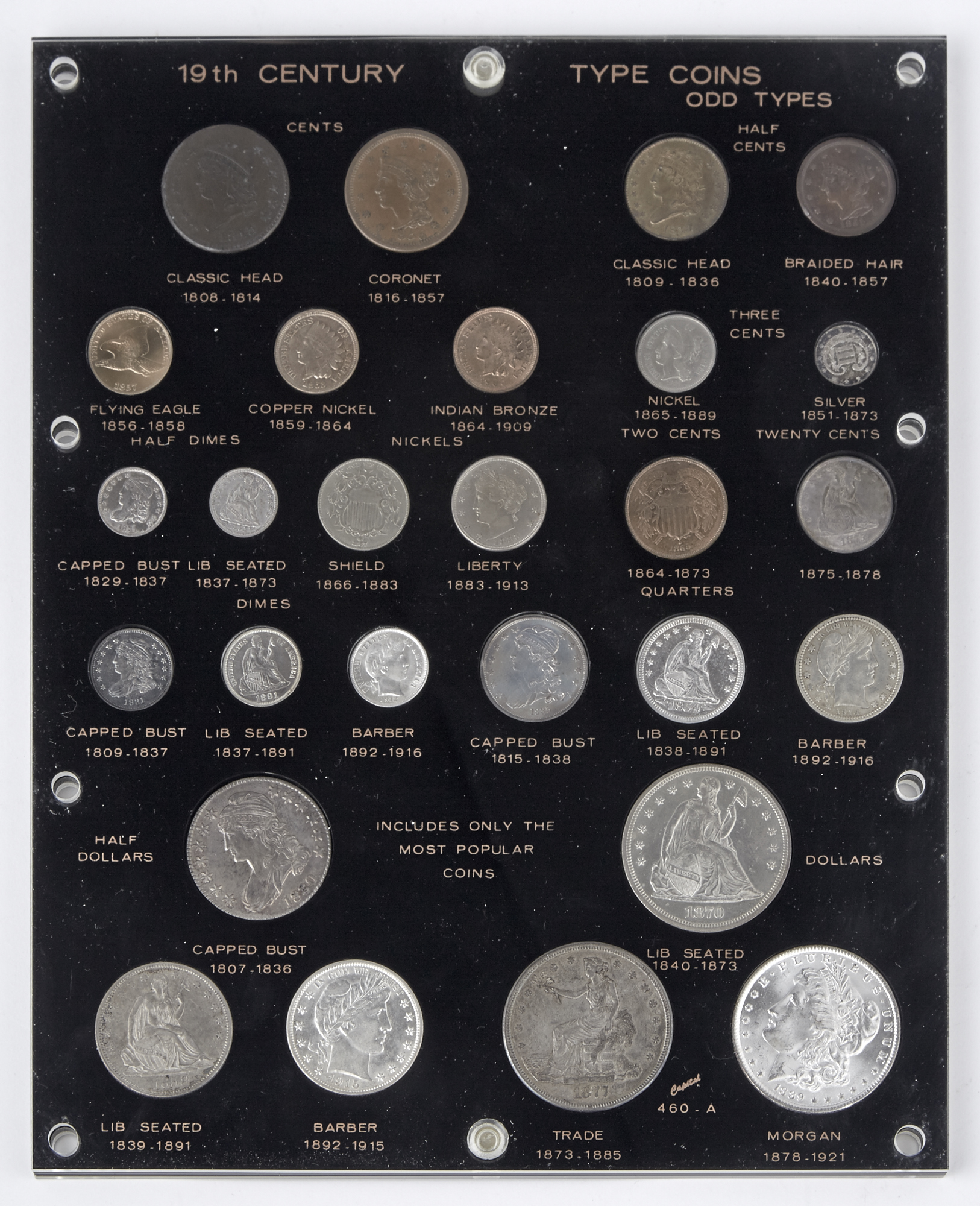 Lot image - United States 19th Century Type Coins