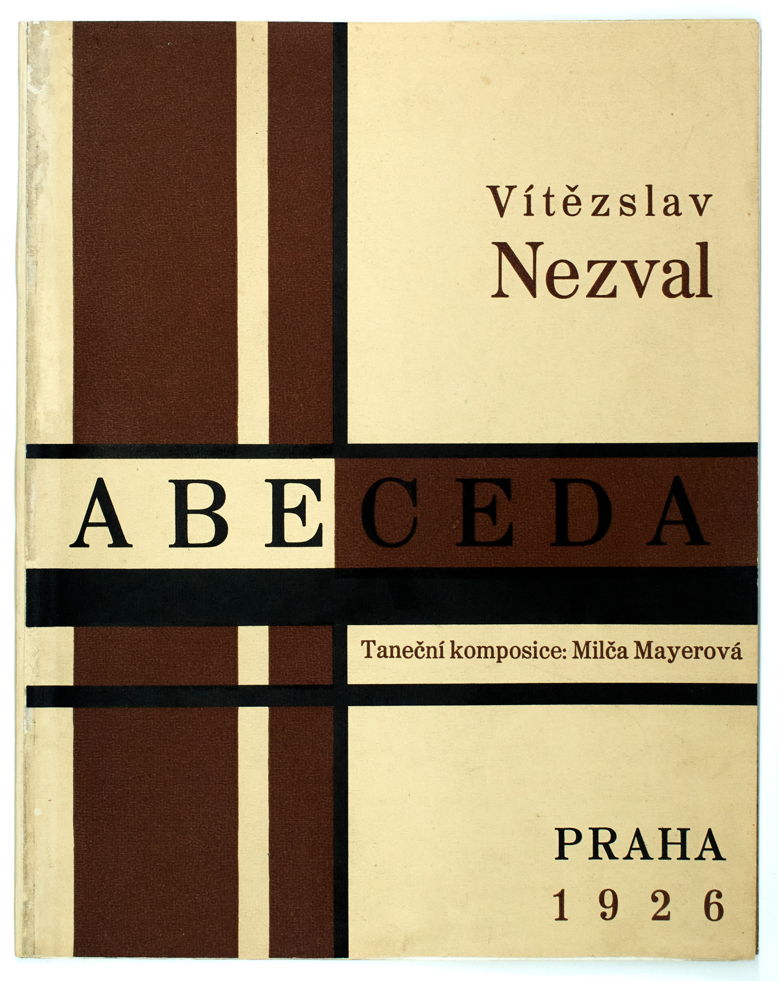 Lot image - [PHOTOBOOK-CZECH]  NEZVAL, VITESLAV. Abeceda. Tanecni komposice: Milca Mayerova
